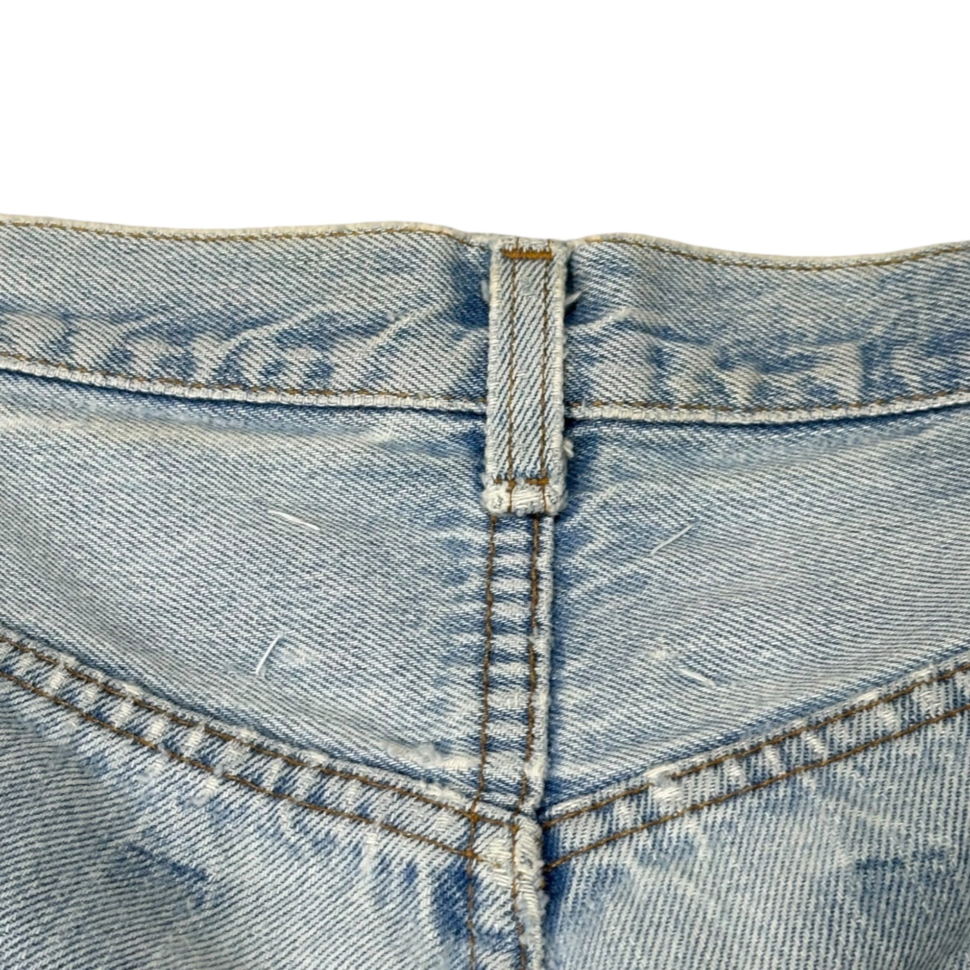 Maison Martin Margiela(メゾン マルタンマルジェラ) 00's ⓪ ⑩ Artisanal Reconstructed Denim Pants 本人期 アーティザナル デニム パンツ L インディゴ アーカイブ