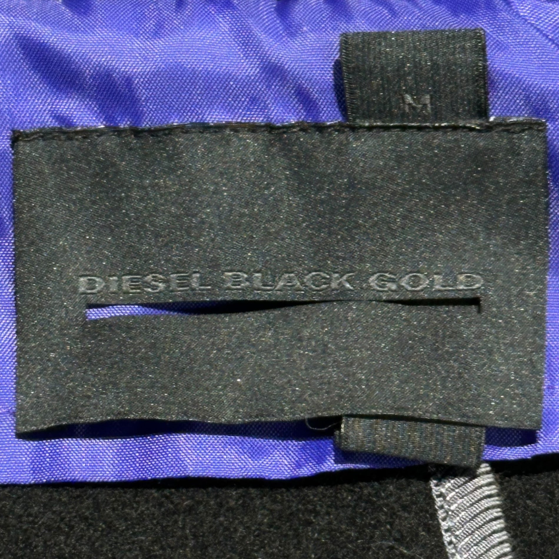 DIESEL BLACK GOLD(ディーゼルブラックゴールド) Melton Wool Blouson メルトン ウール ブルゾン M ブラック ジャケット