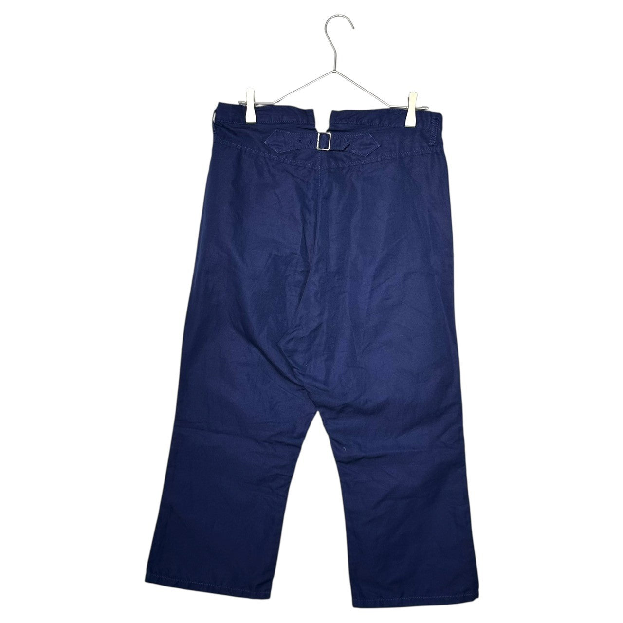 tricot COMME des GARCONS(トリココムデギャルソン) 11SS Cotton Linen Satinback Pants コットン リネン シンチバック パンツ TG-P020 M ネイビー AD2010