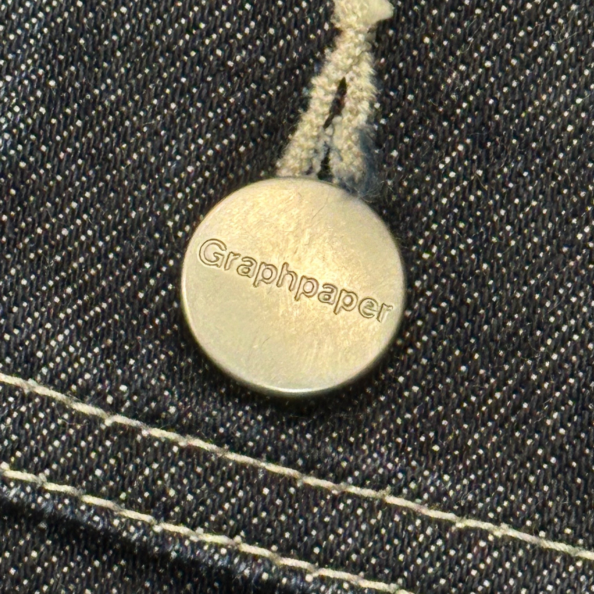 Graphpaper(グラフペーパー) 25SS Selvage Denim Jacket セルビッチ デニム ジャケット GM251-30185RB 1 インディゴ