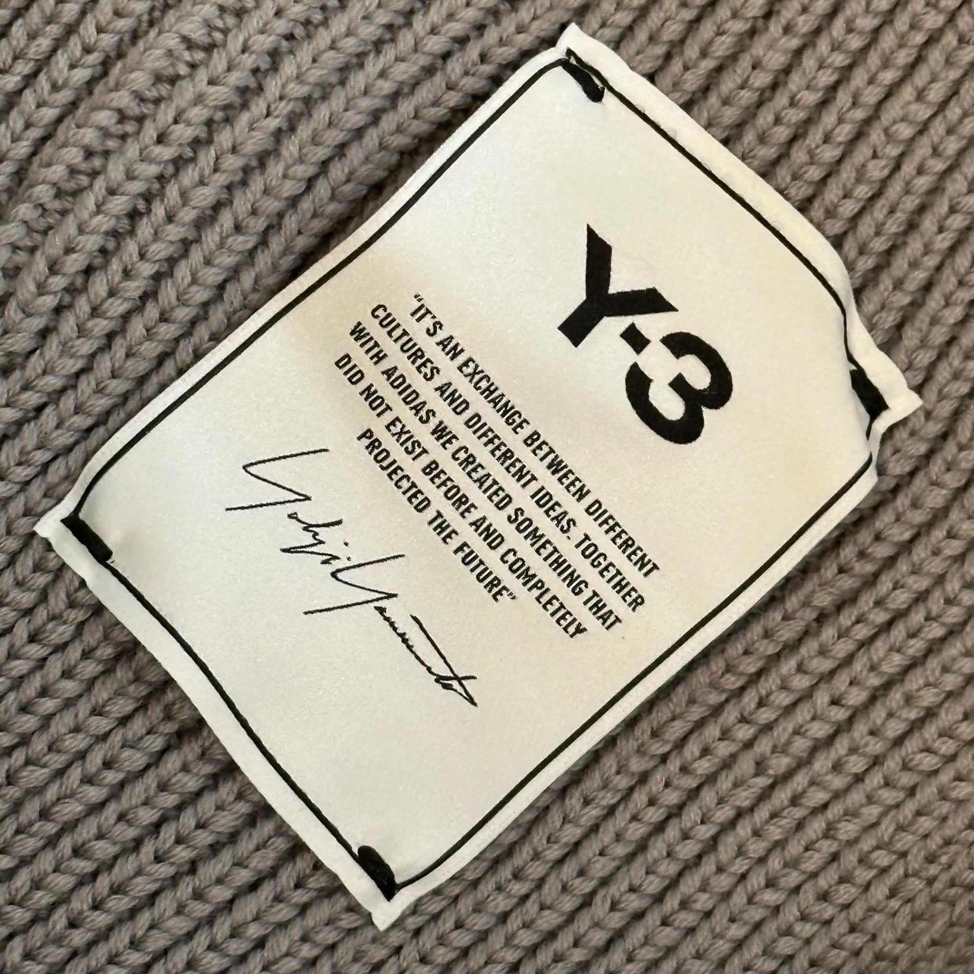 Y-3(ワイスリー) 2021SS CLASSIC BEANIE クラシック ビーニー GR4118 グレー ニット帽