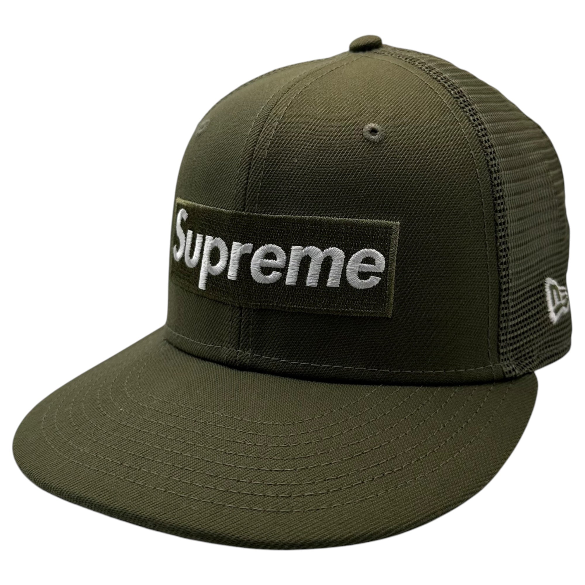 SUPREME(シュプリーム) 2023SS Box Logo Mesh Back New Era Cap ボックス ロゴ メッシュ キャップ オリーブ