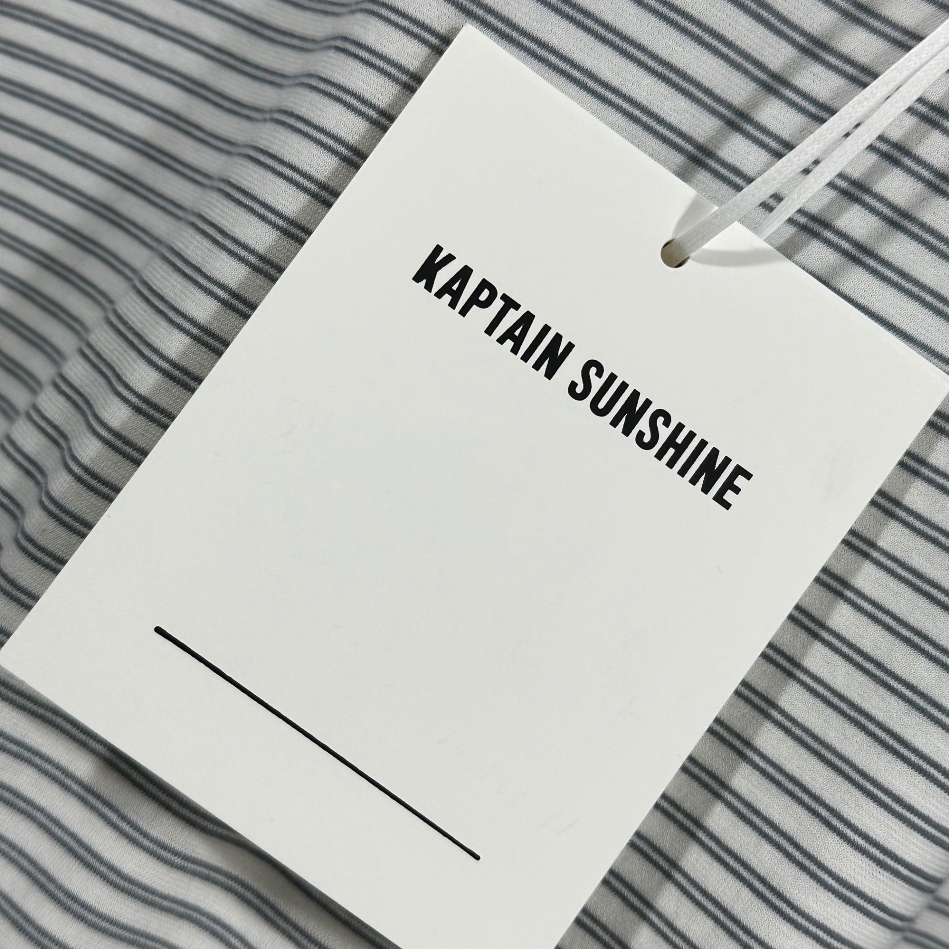 KAPTAIN SUNSHINE(キャプテンサンシャイン) Hard Twisted Border Jersey S/S Tee ボーダー 半袖 Tシャツ KS23SCS07 38 ホワイト