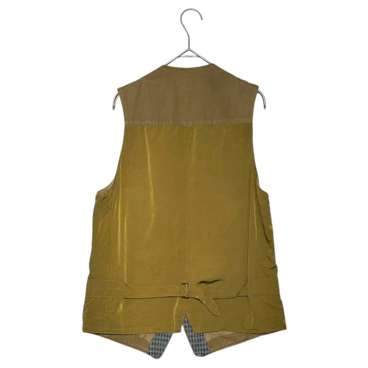 DRIES VAN NOTEN(ドリスヴァンノッテン) 00's Archived Gilet Vest アーカイブ 切替 ジレ ベスト 46(S程度) ブラウン