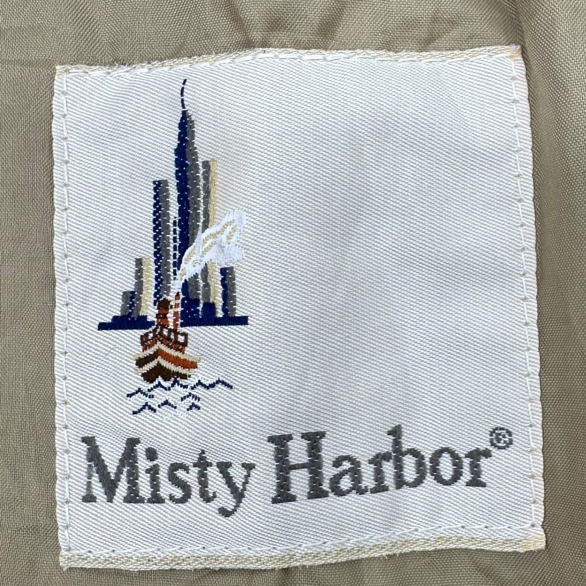 Misty Harbor(ミスティーハーバー) 70's USA made Vintage long trench coat USA製 ヴィンテージ ロング トレンチ コート 46 LONG(ML程度) ベージュ 推定70年代 古着