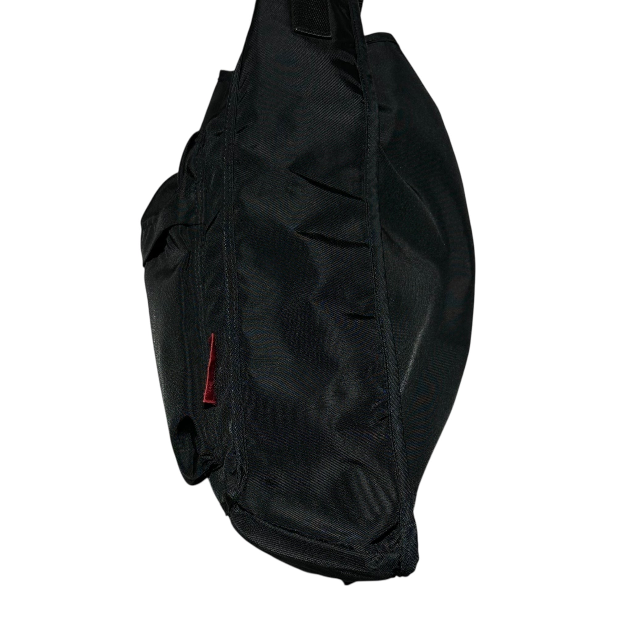 TRANS CONTINENTS(トランスコンチネンツ) Old Nylon Shoulder Bag オールド ナイロン ショルダー バッグ ブラック