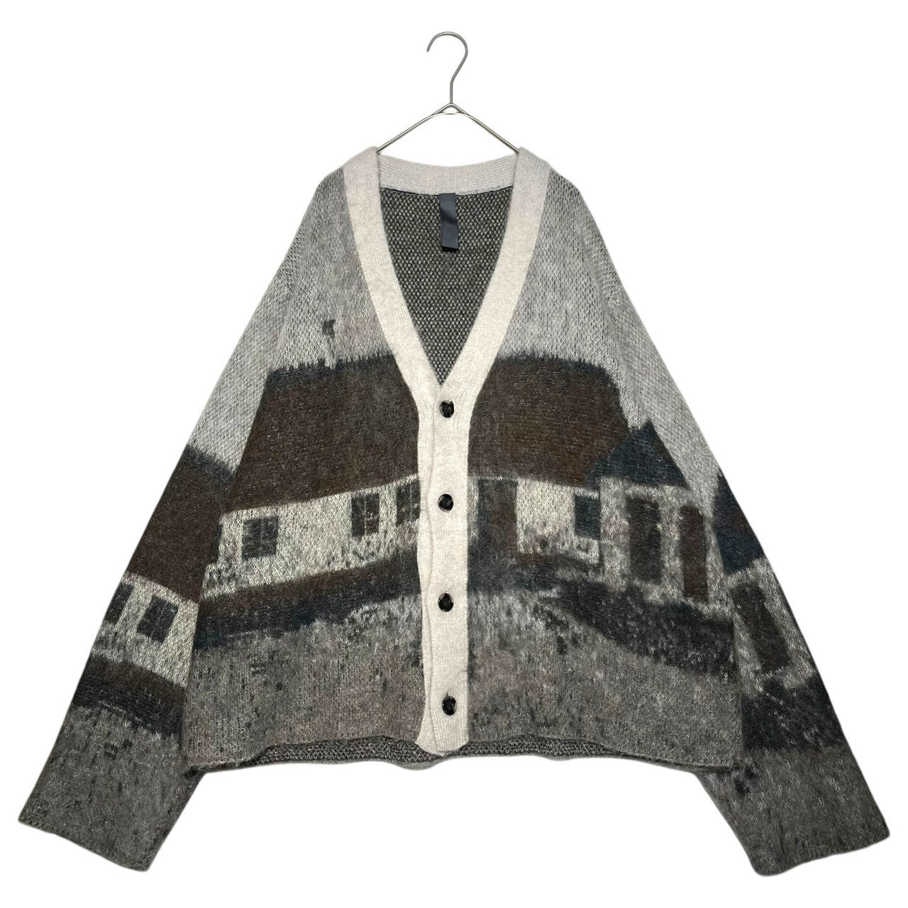 SHINYA KOZUKA(シンヤコヅカ) 21AW Hammershoi Cardigan ハンマースホイ カーディガン モヘア タイプ 2102SK58A FREE グレー ニット