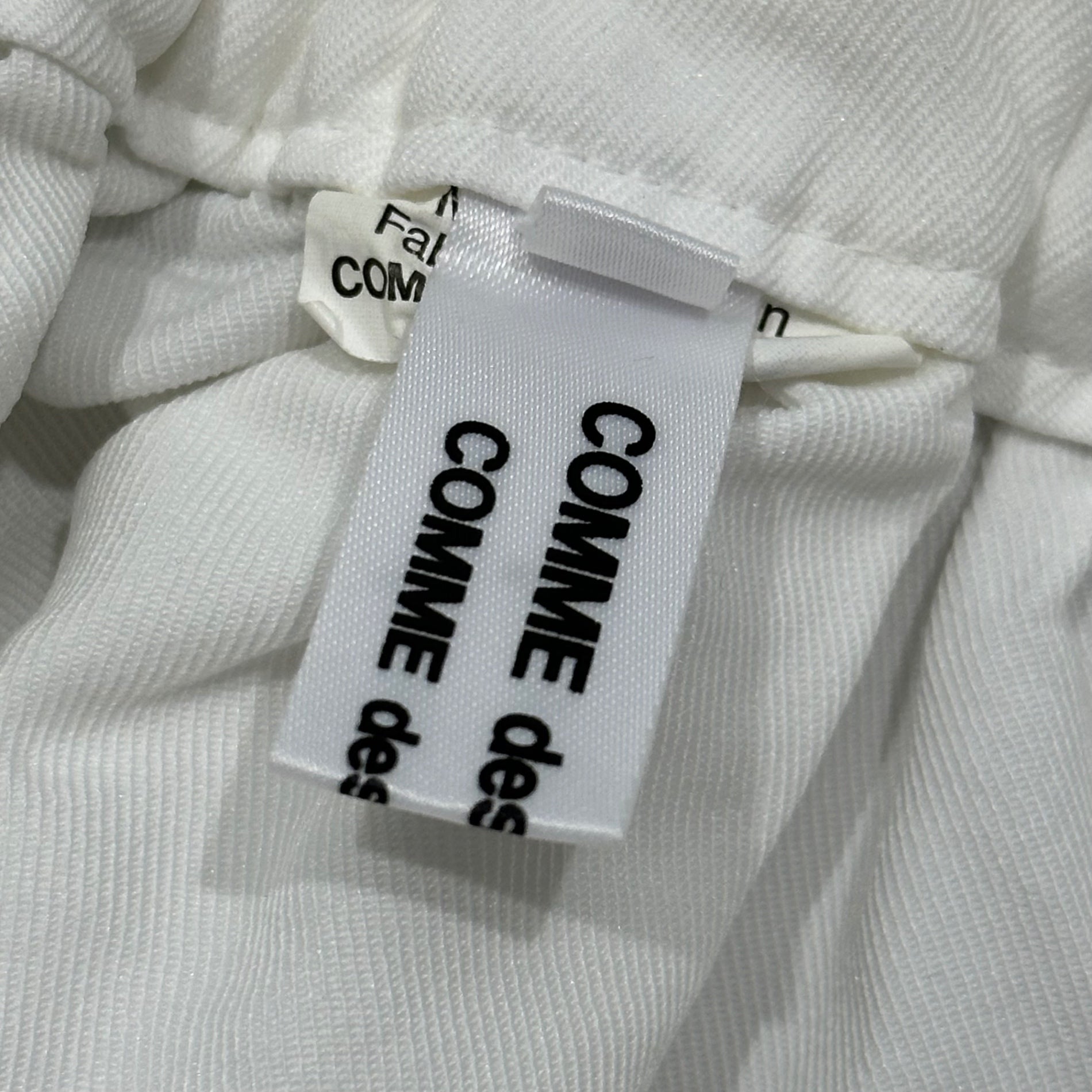 COMME des GARCONS COMME des GARCONS(コムデギャルソンコムデギャルソン) 16SS Polyester Easy Skirt ポリエステル イージー スカート RQ-S010 XS ホワイト AD2015