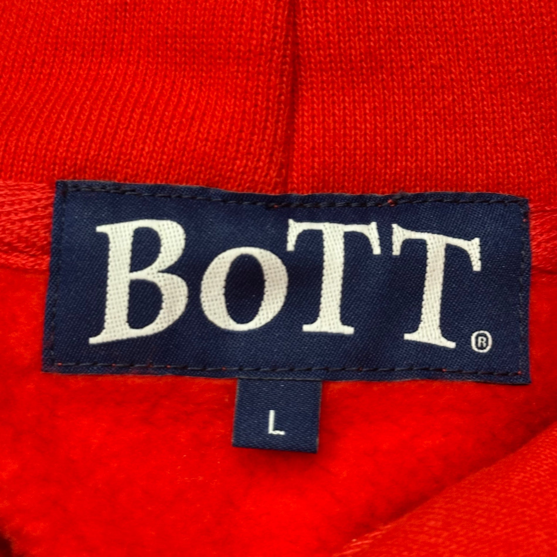 BoTT(ボット) 24AW OG Logo Hoodie "Red" ロゴ フーディ 244BoTT01 L レッド プルオーバー パーカー
