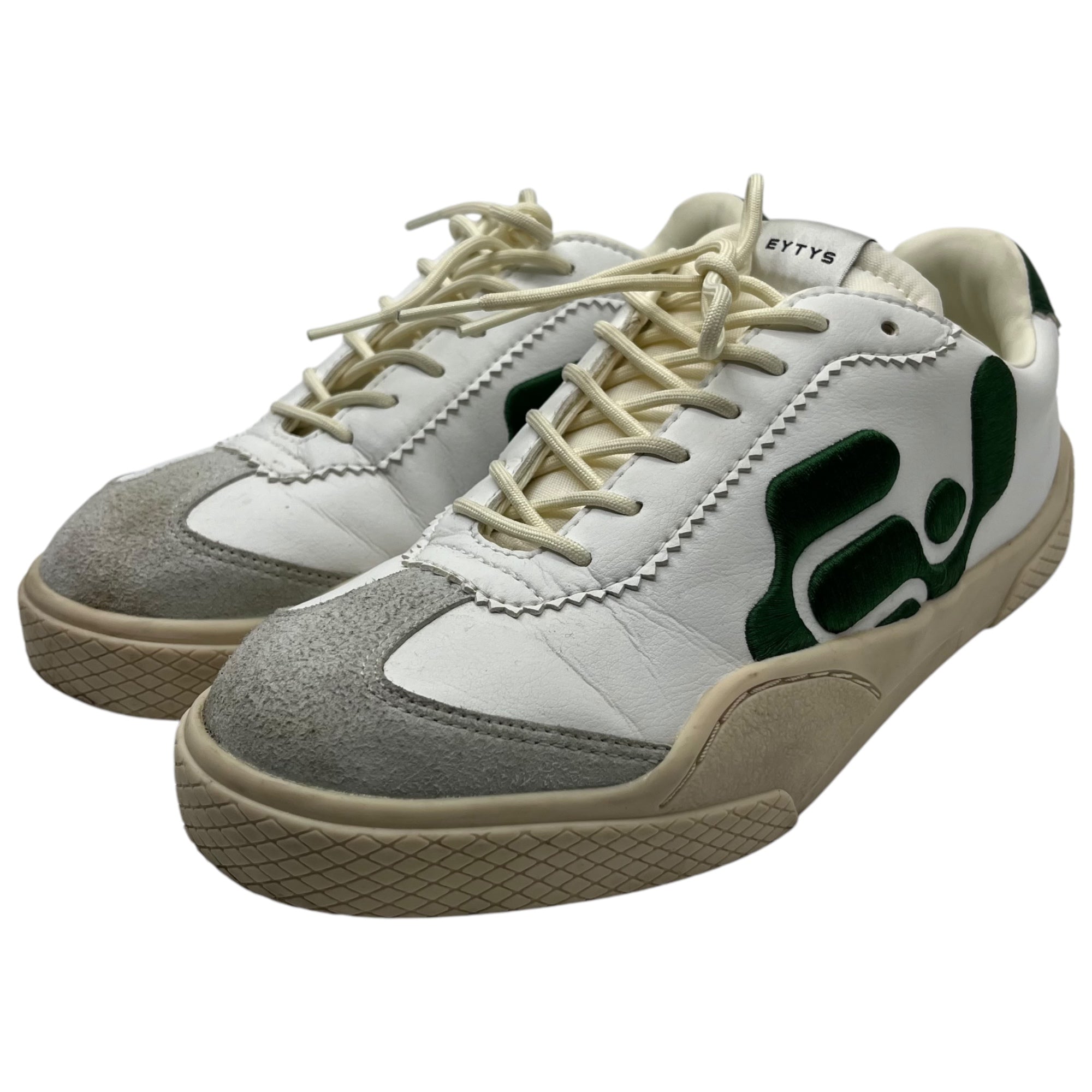 EYTYS(エイティーズ) Santos サントス 1513908 41(26.9cm) ホワイト×グリーン LOW-TOP sneakers ロゴ ローカット スニーカー 箱付