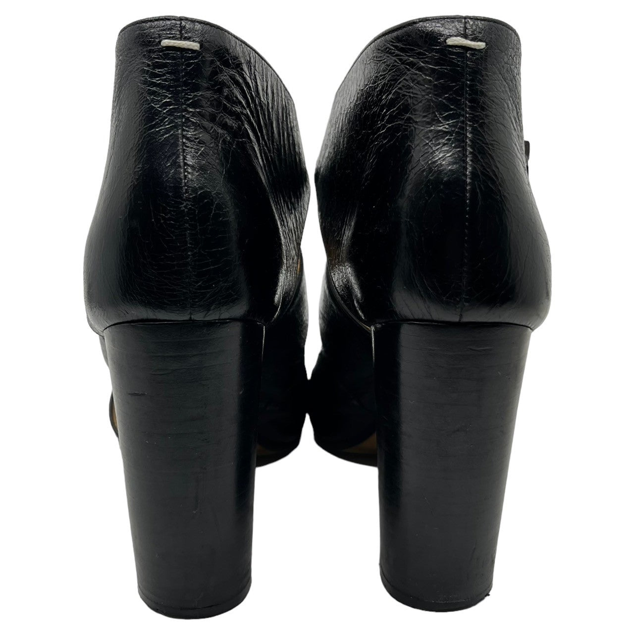 Maison Martin Margiela(メゾン マルタンマルジェラ) leather mule sandals レザー ミュール サンダル 58WP0055 SIZE 39(24.5~25.0cm) ブラック 箱付 ヒール