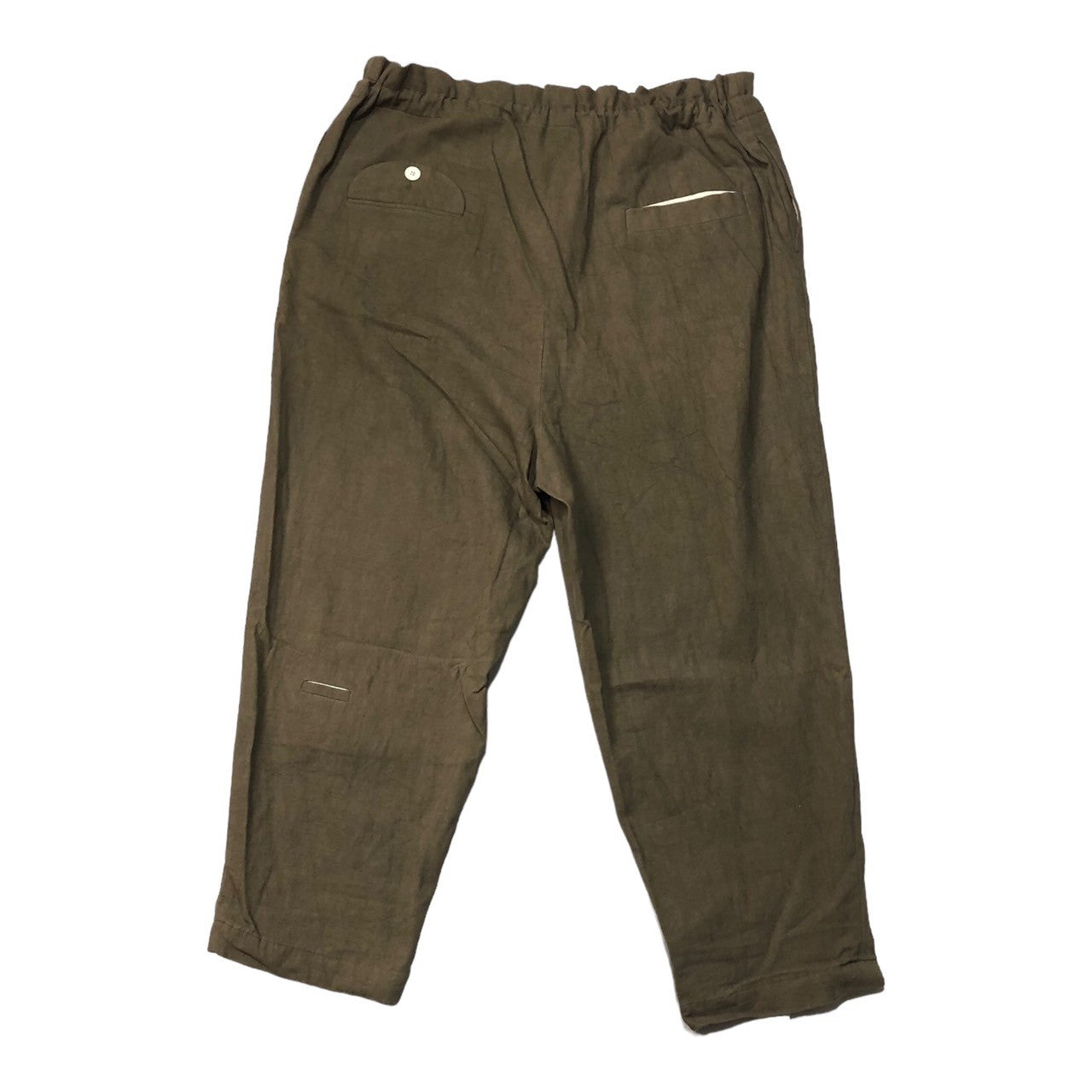 Dulcamara(ドゥルカマラ) Cotton linen wide easy pants コットン リネン ワイド イージー パンツ SIZE 2(M) ベージュ