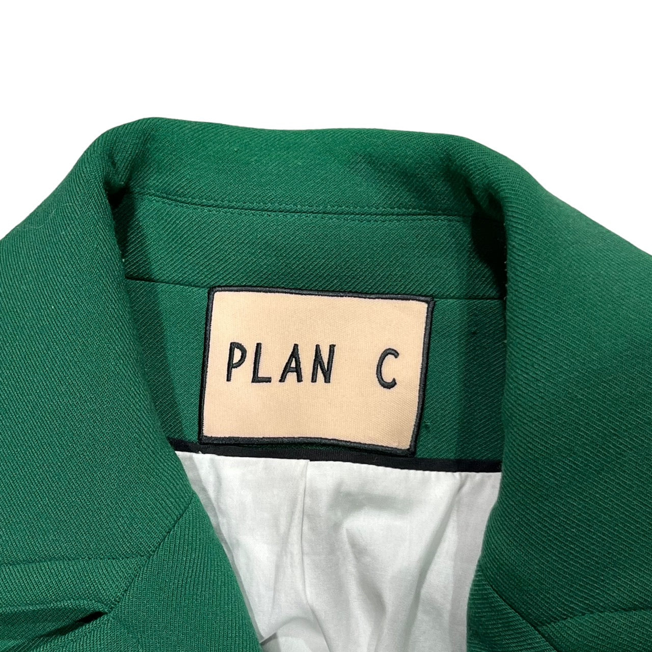 PLAN C(プランシー) double breasted chester coat/ダブルブレストチェスターコート/ロングコート CSCAB52AFOTP042 SIZE 40(L) グリーン