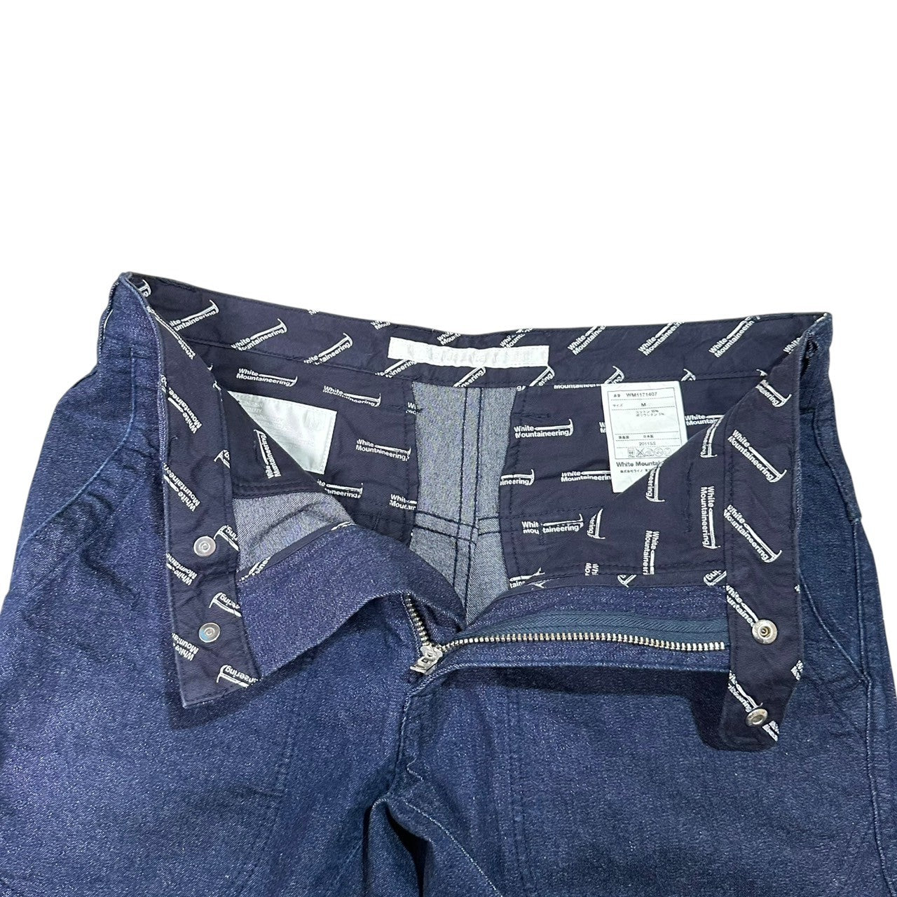 White Mountaineering(ホワイトマウンテニアリング) Tapered denim pants テーパード デニム トラウザー パンツ WM1171407 M インディゴ