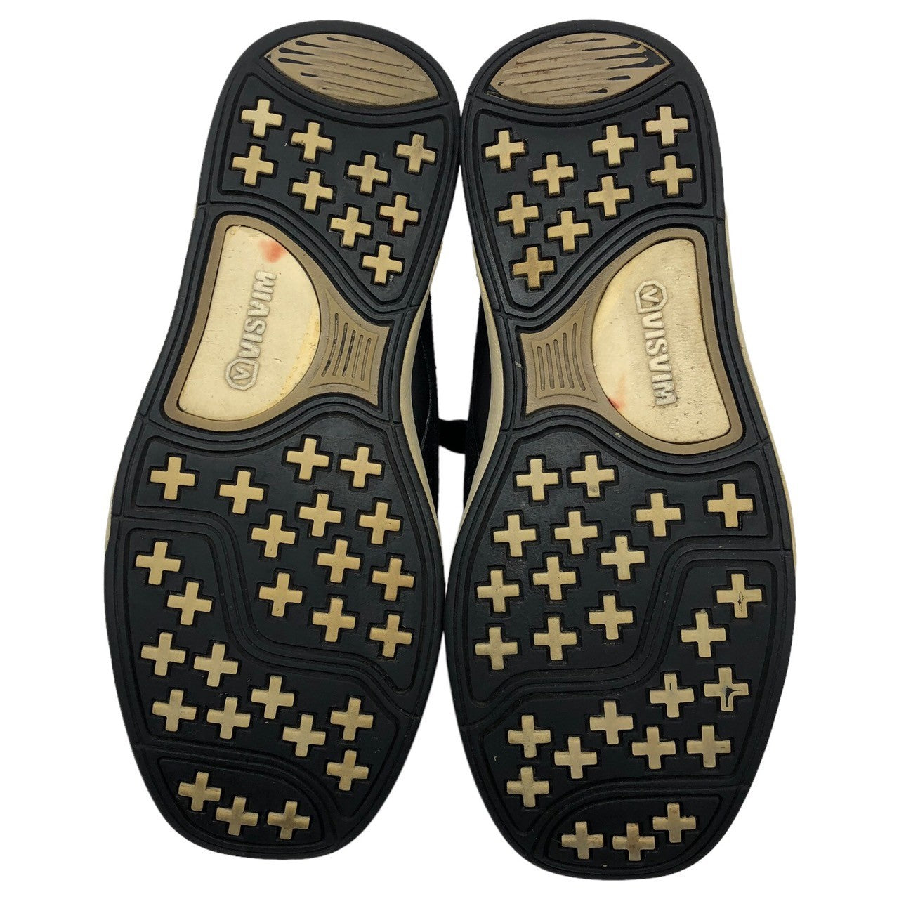 GOOD ENOUGH × VISVIM(グッドイナフ×ビズビム/ヴィズヴィム) POLKE ポルケ チャッカー スニーカー ヌバック 9 ブラック SPLIT 箱付