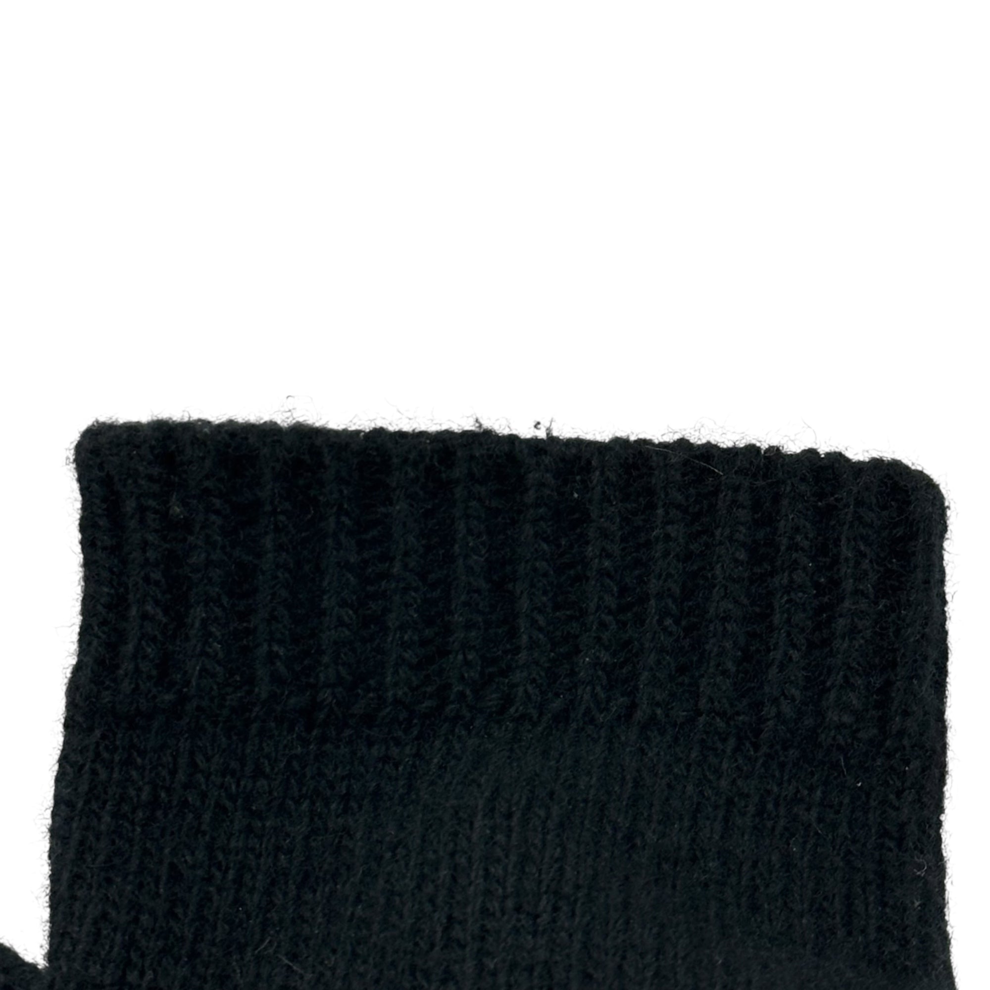 Y's(ワイズ) Y Embroidered Hand Warmers Y 刺繍 ハンドウォーマー YC-A14-198 ブラック 手袋