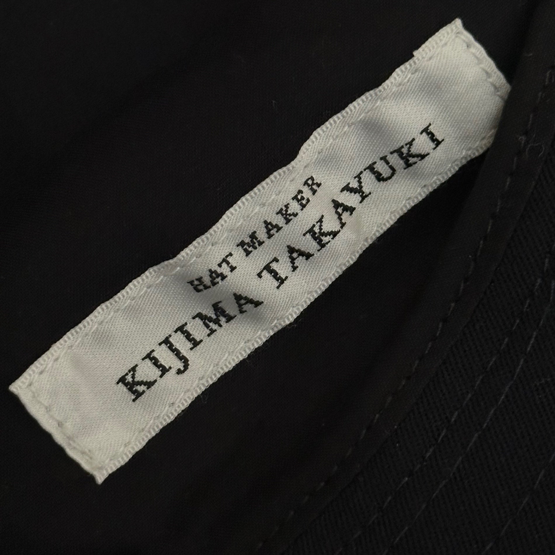 Graphpaper×KIJIMA TAKAYUKI(グラフペーパー×キジマタカユキ) Selvage Wool Bucket hat セルヴィッジ ウール ハット GU212-90267B 3 ダークネイビー バケット
