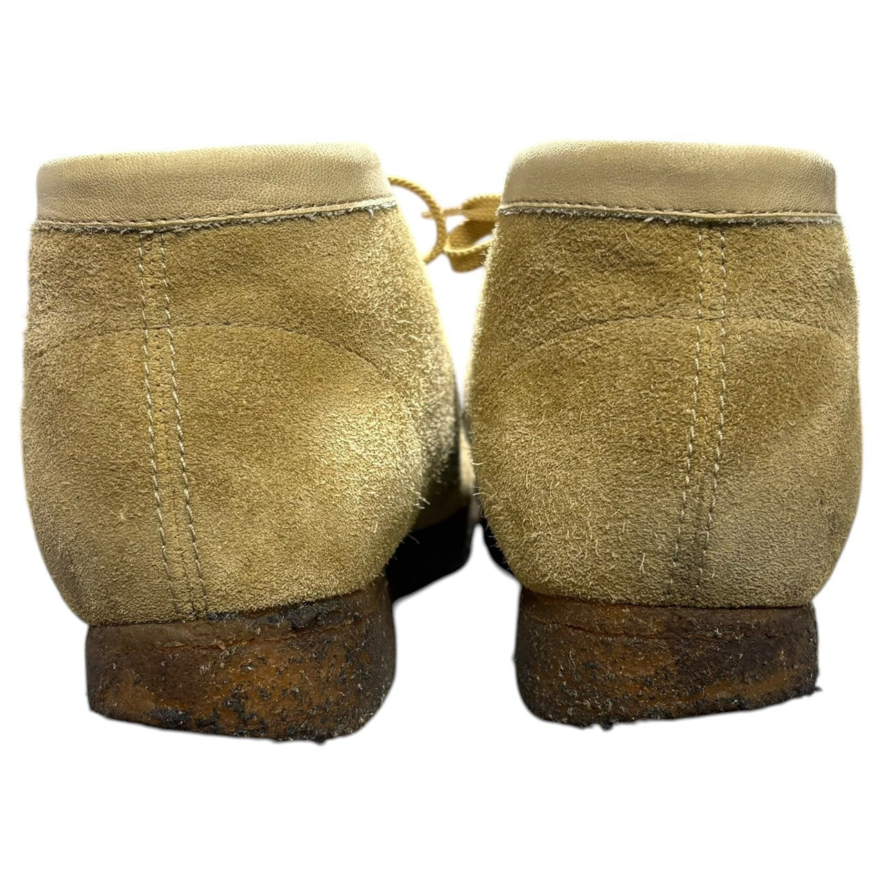 clarks(クラークス) Wallabee ワラビー 500691 US 7 1/2(約25.5cm) ベージュ モカシン シューズ スウェード