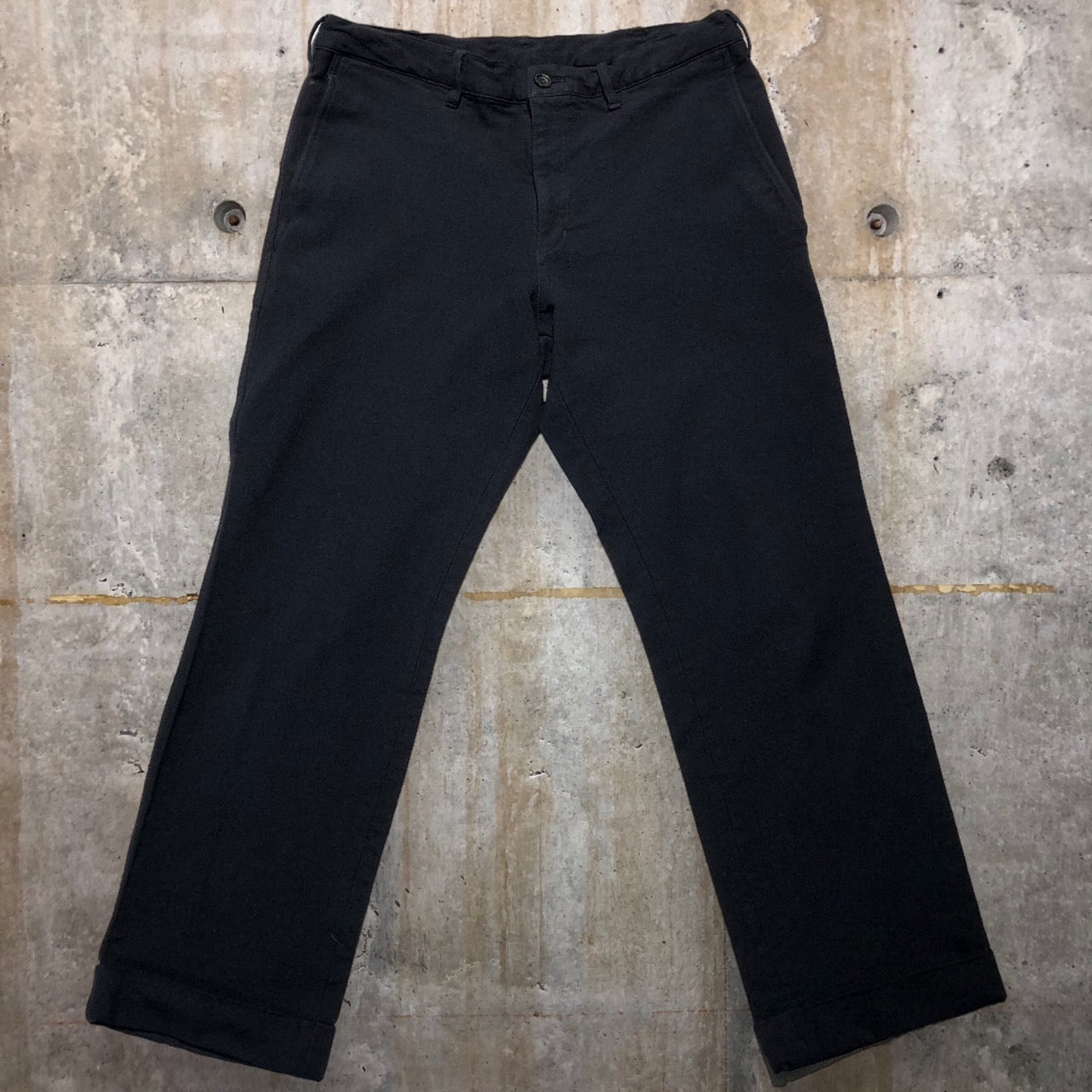 COMME des GARCONS HOMME(コムデギャルソンオム) 09AWポリ縮絨クロップドスラックス HD-P111 XS ネイビー AD2009