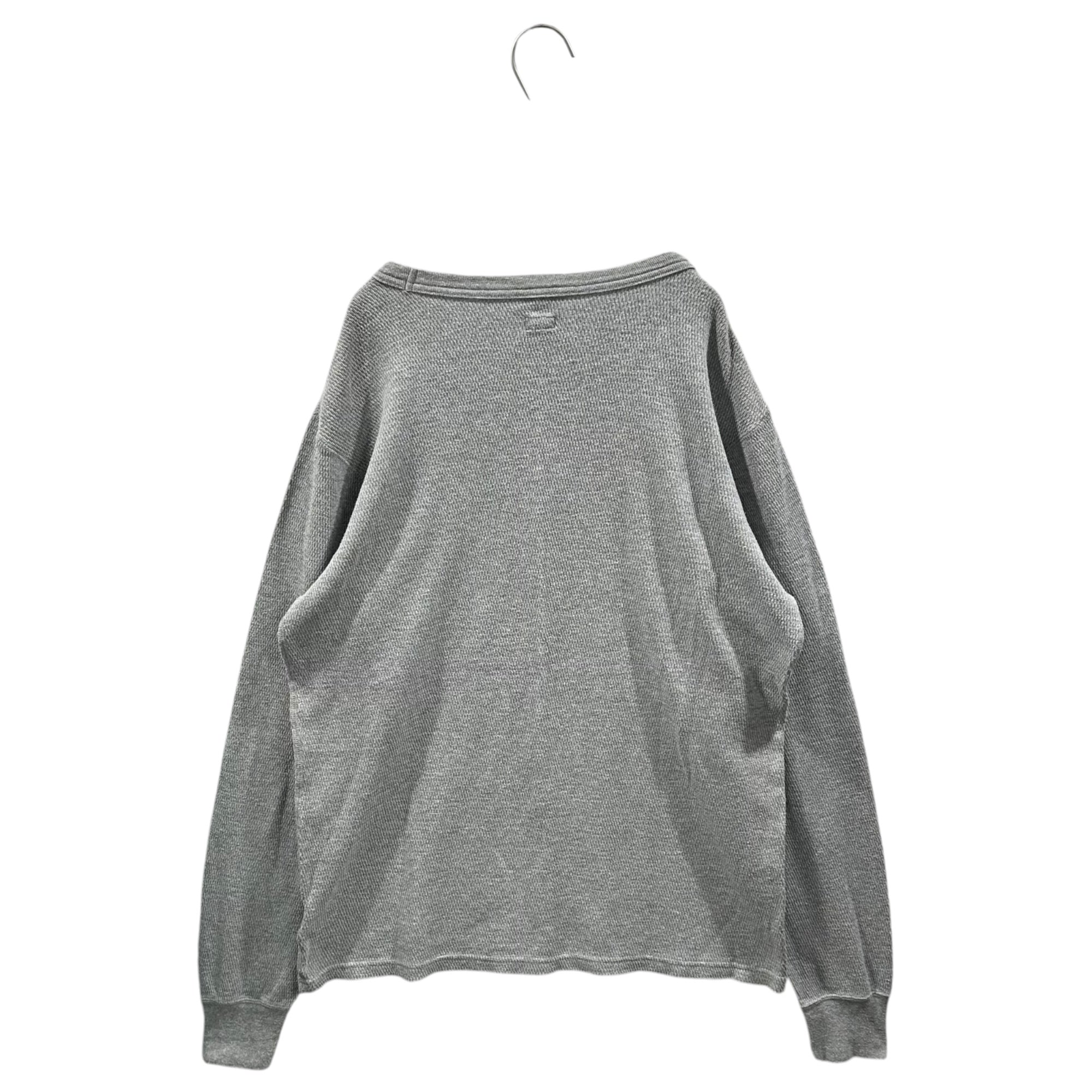 VISVIM(ビズビム/ヴィズヴィム) 2019SS SUBLIG THERMAL CREW 3-PACK L/S サブリグ サーマル クルーネック ロングスリーブ 長袖 カットソー 0119105009010 3 グレー Tシャツ