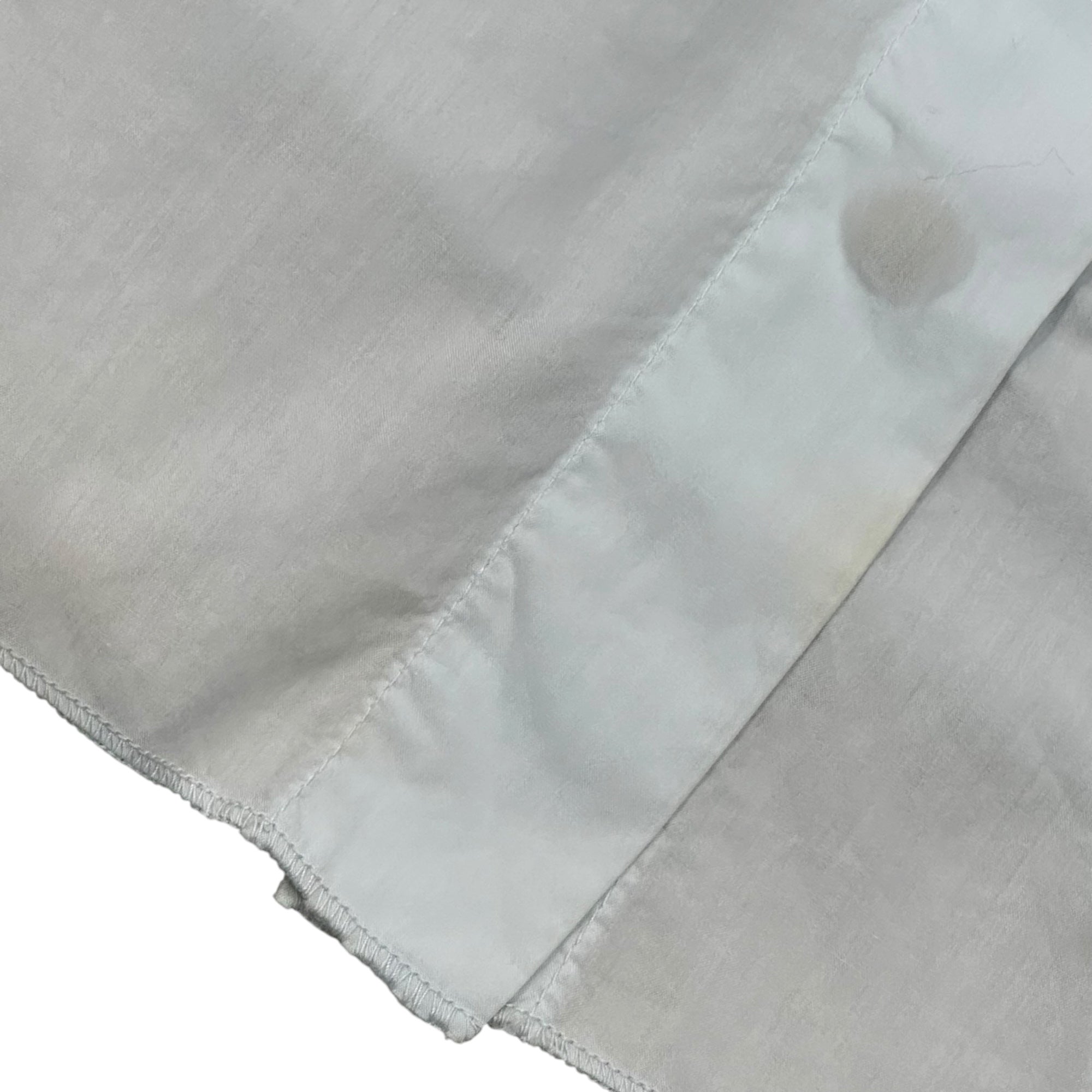 MM6 Maison Margiela × 10 corso como(エムエムシックス ×ディエチコルソコモ コムデギャルソン) Mixed-Fabric Collarless Shirt 異素材 切替 ノーカラー シャツ 32 C035 38 ライトブルー×グレー ここのえ期