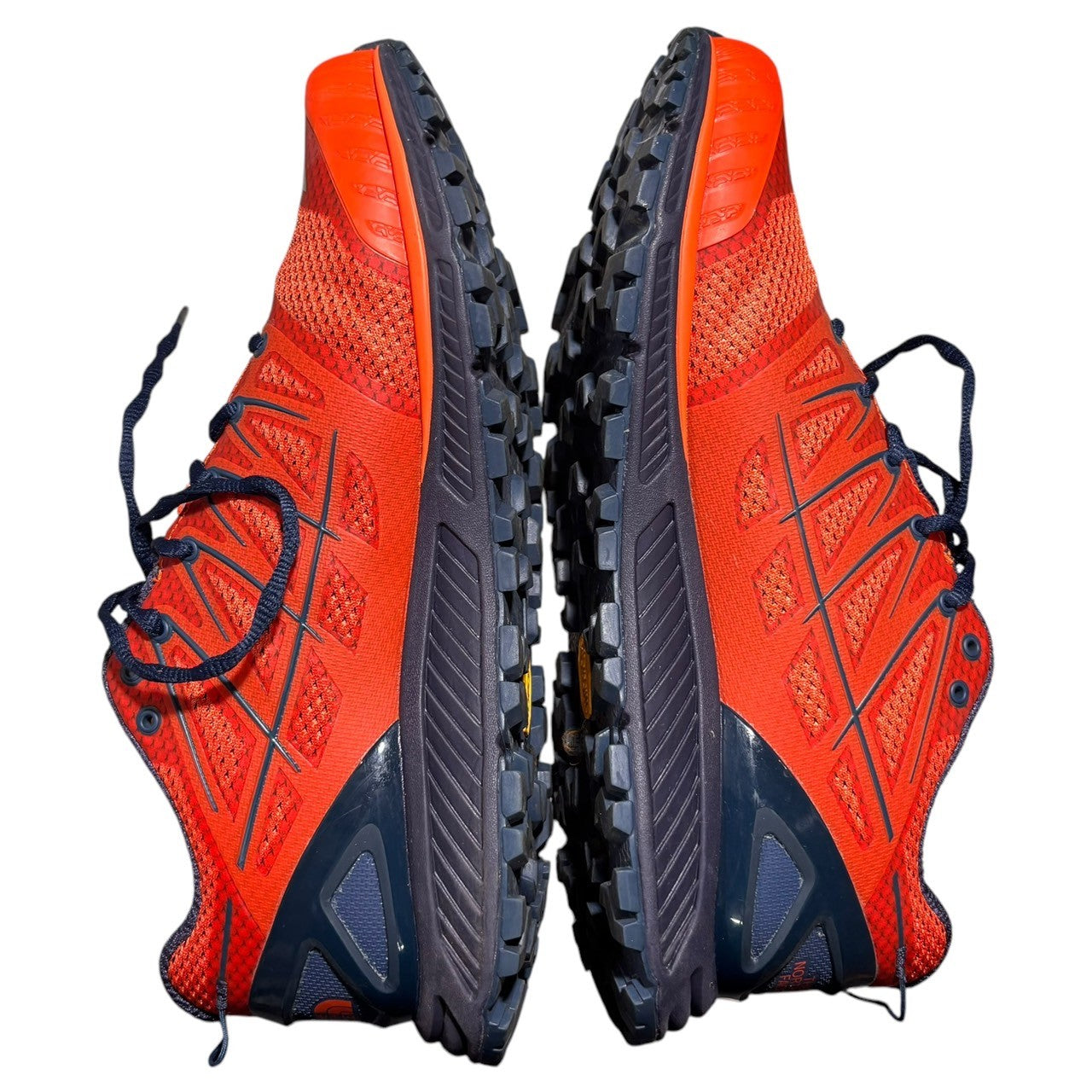 THE NORTH FACE(ノースフェイス) Ultra Endurance II ローカット スニーカー NF0A39IE 27cm オレンジ×ネイビー アウトドア シューズ