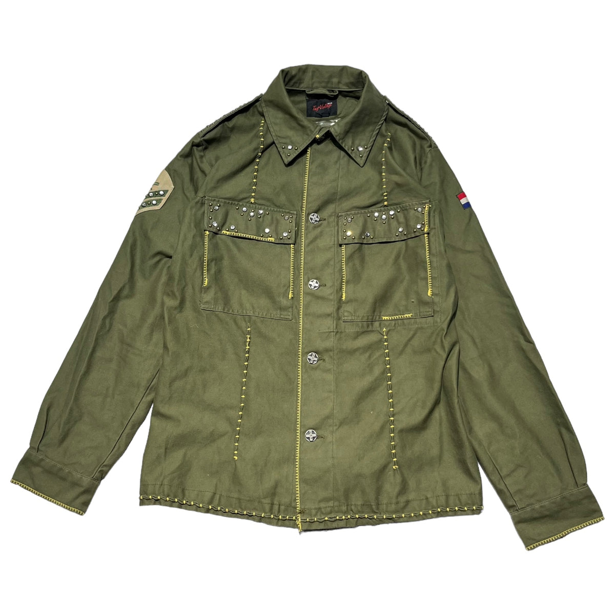 TAG VINTAGE(タグ ヴィンテージ) studded military jacket スタッズ 