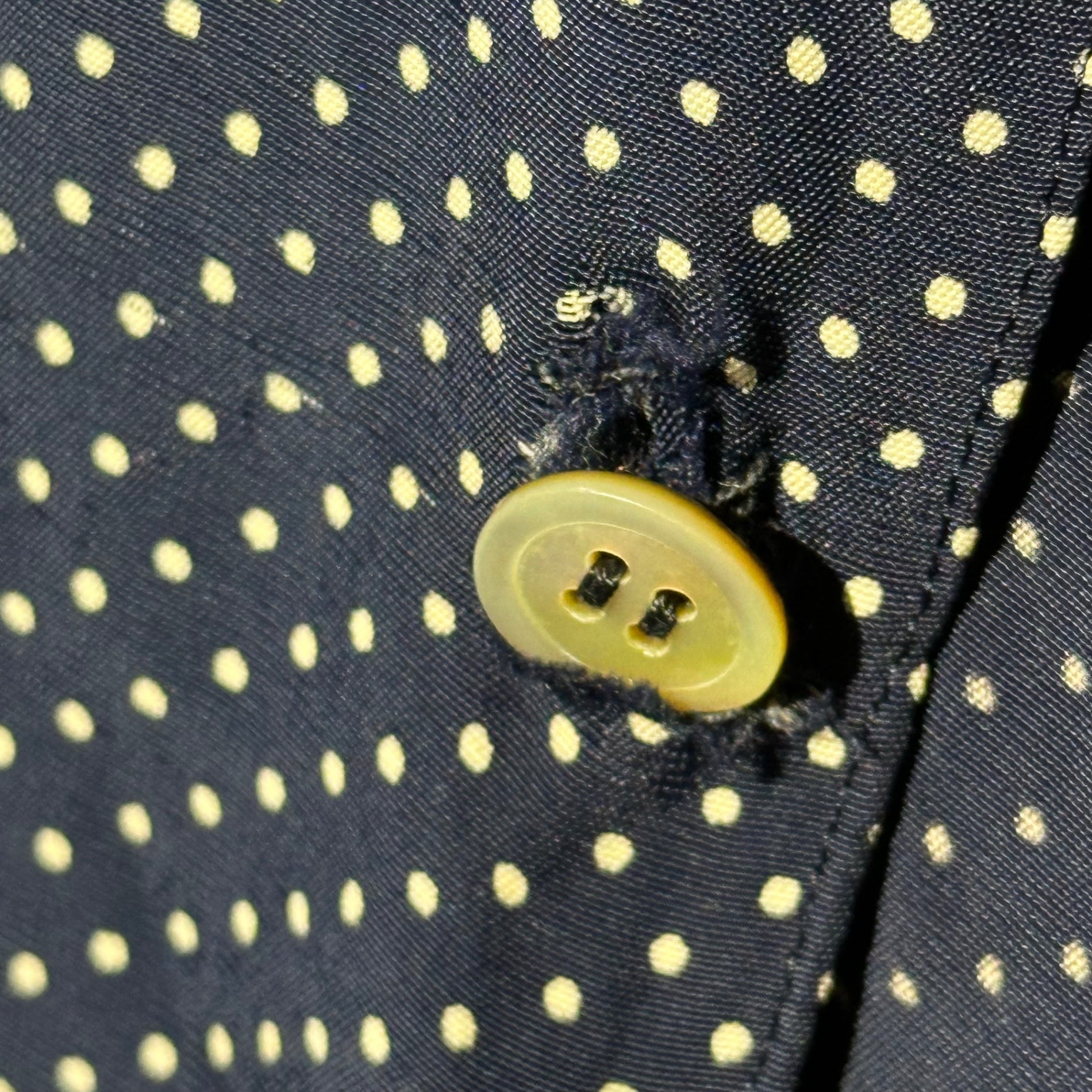 COMME des GARCONS(コムデギャルソン) 70~80's Vintage Dot Print Sleeveless Dress 70~80年代 ヴィンテージ ドットプリント ノースリーブ ワンピース AD表記無 FREE ネイビー 川久保玲 本人期