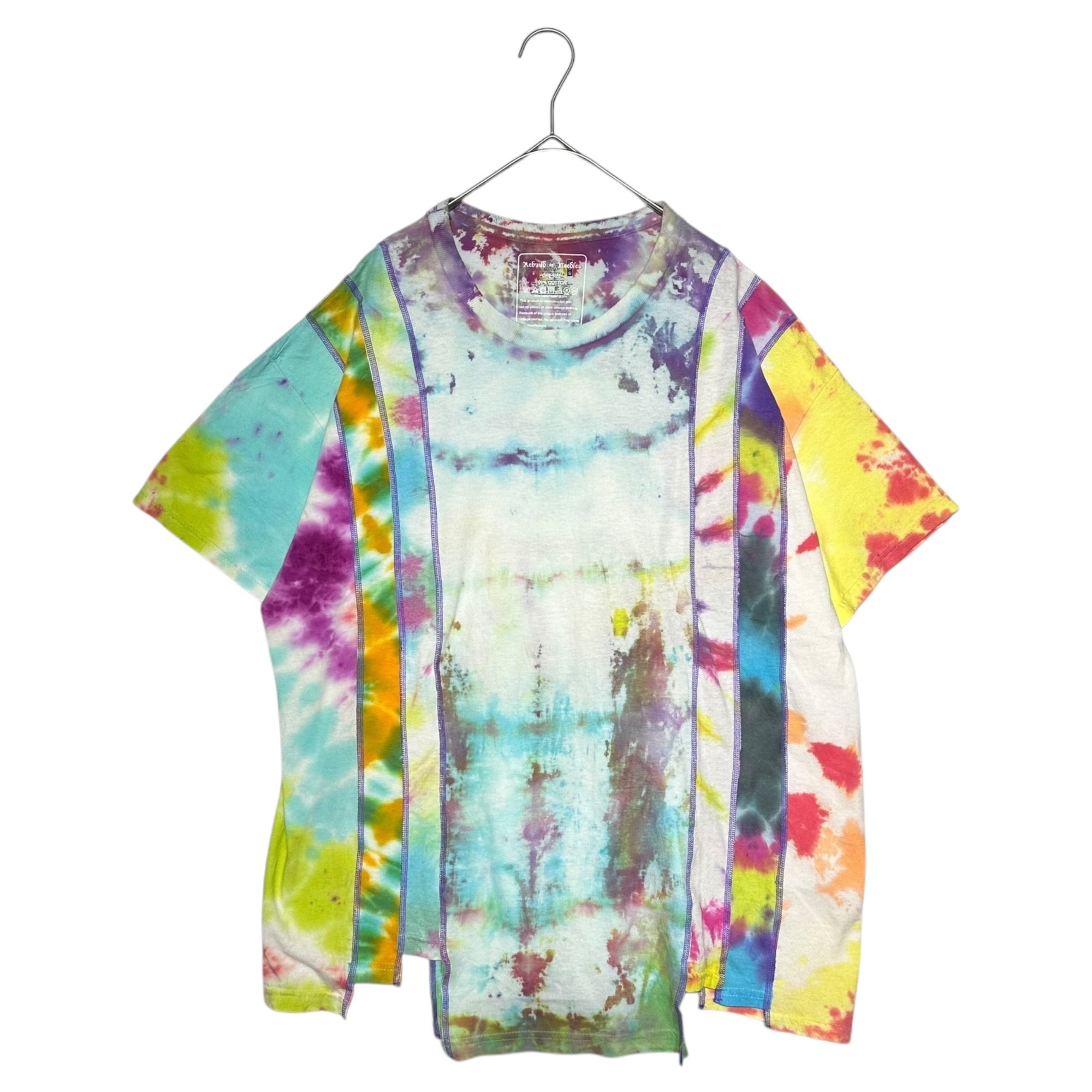 Rebuild by Needles(リビルドバイニードルズ) 5Cuts S/S Tee - Tie Dye タイダイ 再構築 Tシャツ FK396 ONE マルチ