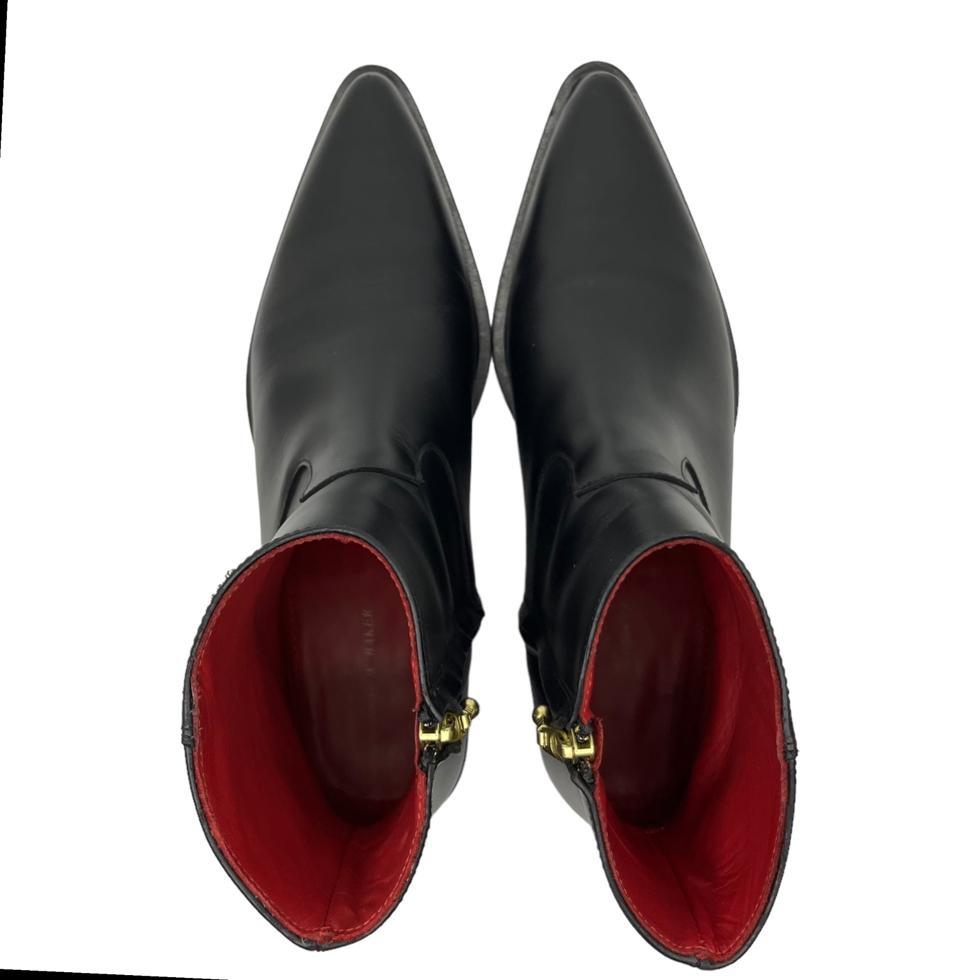 ERNEST W. BAKER(アーネストダブルベーカー) WESTERN BOOTS ウエスタン ブーツ 41(26~26.5cm程度) ブラック COVERRED HEEL