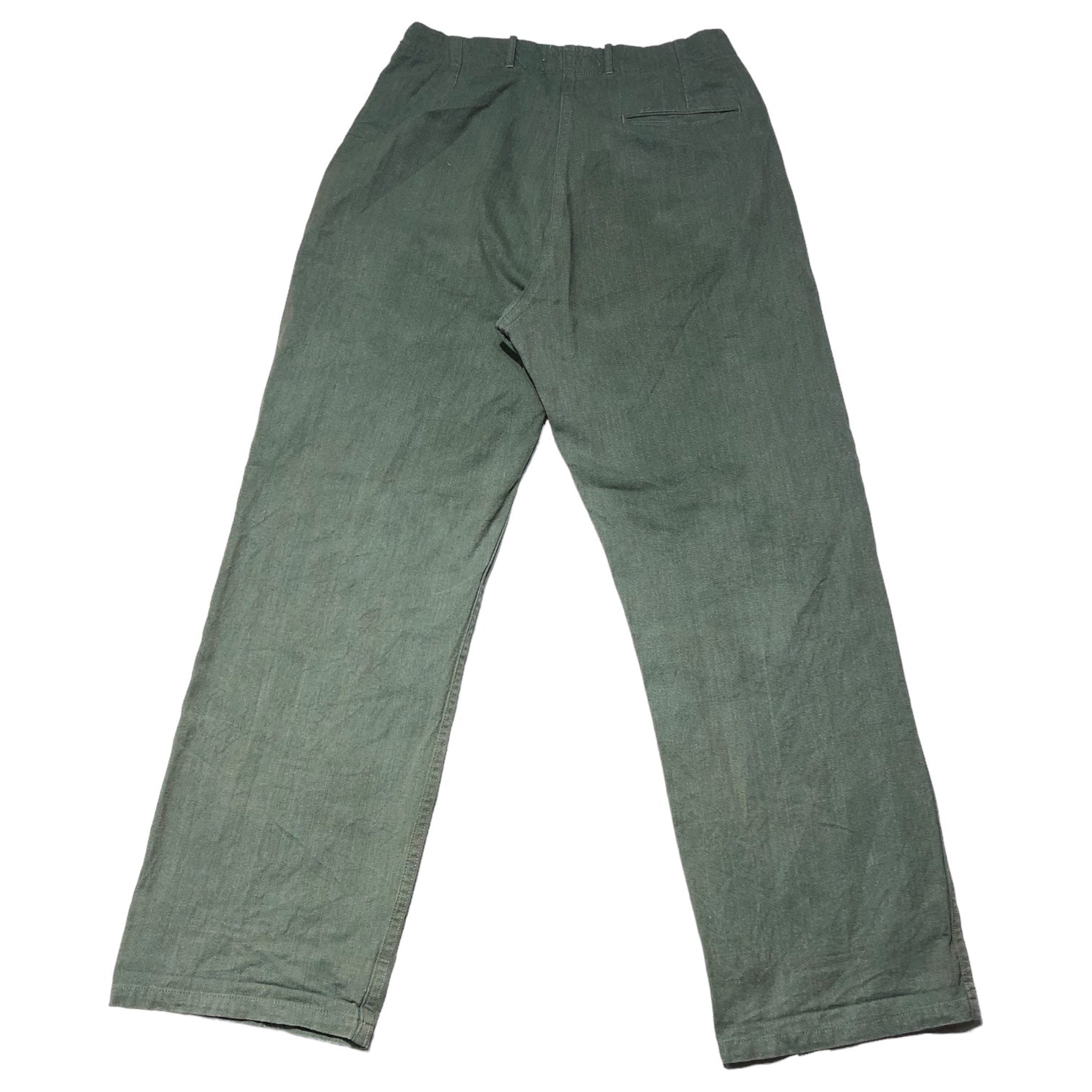 Swedish army(スウェーデン軍) 60's Prisoner setup プリズナー セットアップ 48(L程度) カーキグリーン FRISTADS SANFOR 60年代 ヴィンテージ