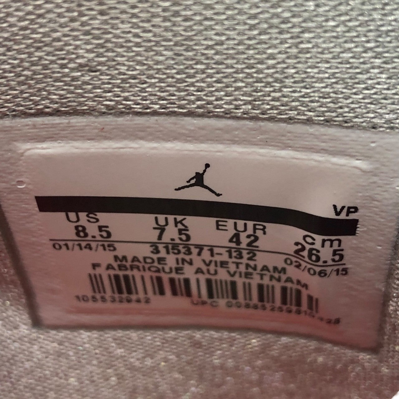 NIKE(ナイキ) JORDAN SPIZIKE POISION GREEN ジョーダン スパイジーク 315371-132 26.5cm ホワイト×レッド セメント