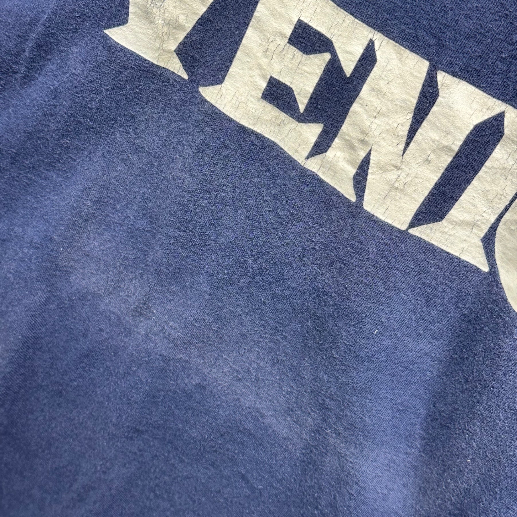 VINTAGE(ヴィンテージ) 90's VENICE Print L/S T-SHIRT 90年代 プリント 長袖 Tシャツ ロンT ネイビー