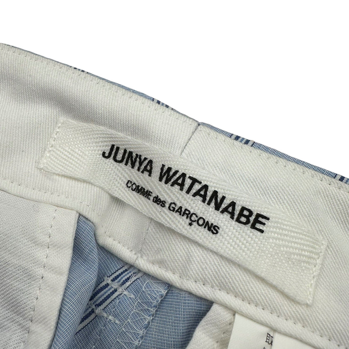 JUNYA WATANABE COMME des GARCONS(ジュンヤワタナベコムデギャルソン) 1999SS Straight Striped Pants ストレート ストライプ パンツ JP-10003S S ライトブルー AD1998 90s アーカイブ