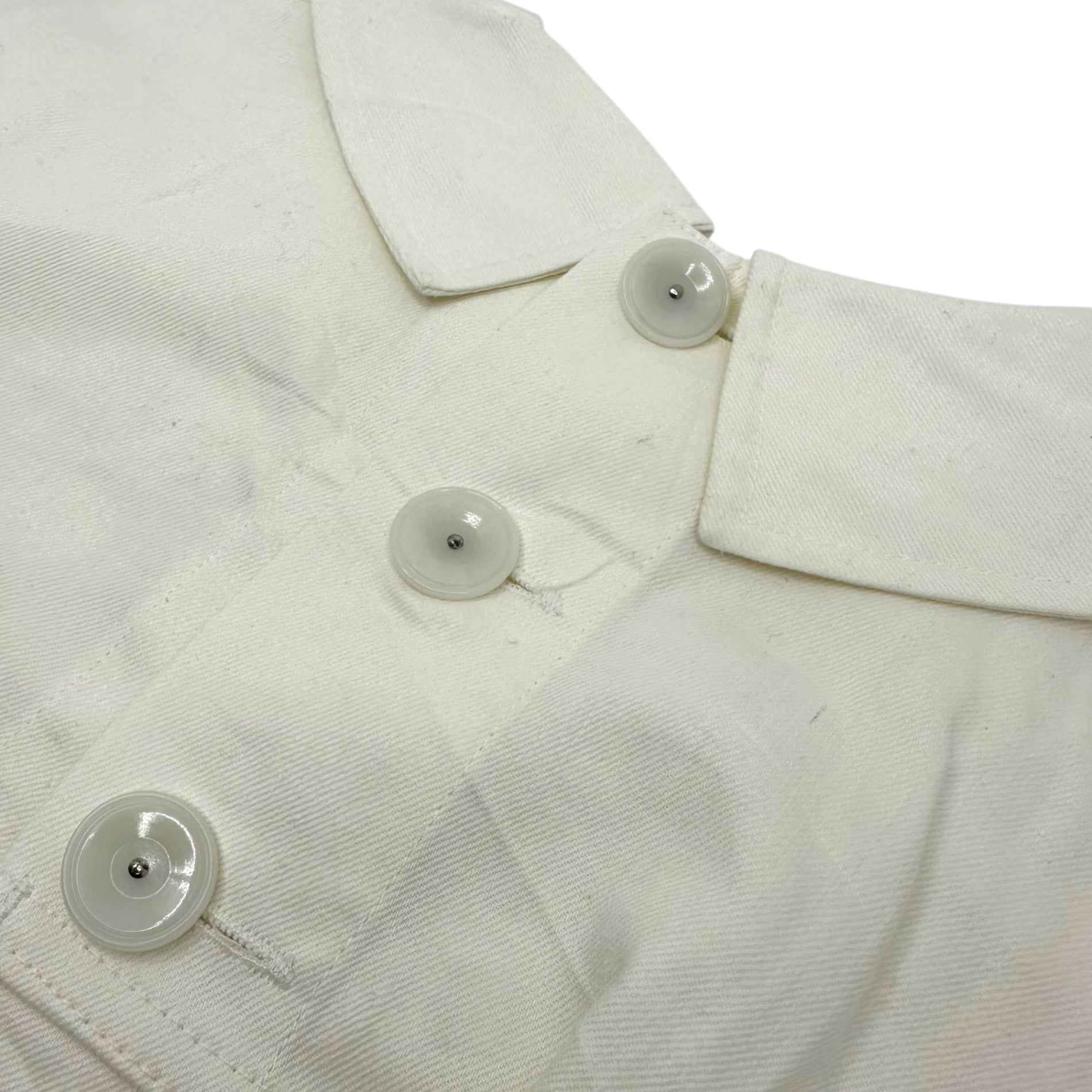 VINTAGE(ヴィンテージ) 70'~80's~ medical dress メディカル ドレス サージカル 襟付きワンピース 42(M程度) ホワイト