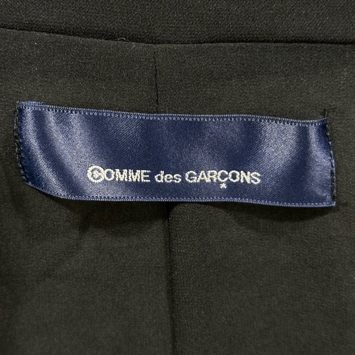 COMME des GARCONS(コムデギャルソン) 1993SS Aoyama-Limited Striped Cut-Off Sleeveless Coat 青山 限定 ストライプ カットオフ スリーブレス コート KX-251030 FREE ブラック AD1992 90s アーカイブ 稀少