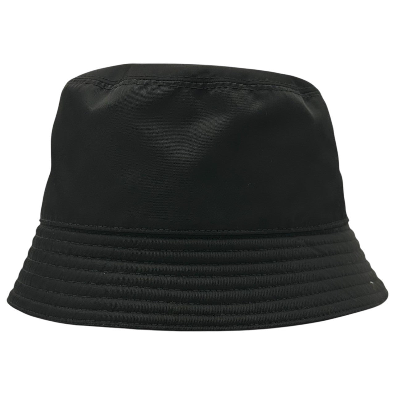 PRADA(プラダ) 2023 "RE-NYLON" Triangle Logo Bucket Hat トライアングル ロゴ リナイロン バケット ハット 2HC137 M ブラック 帽子