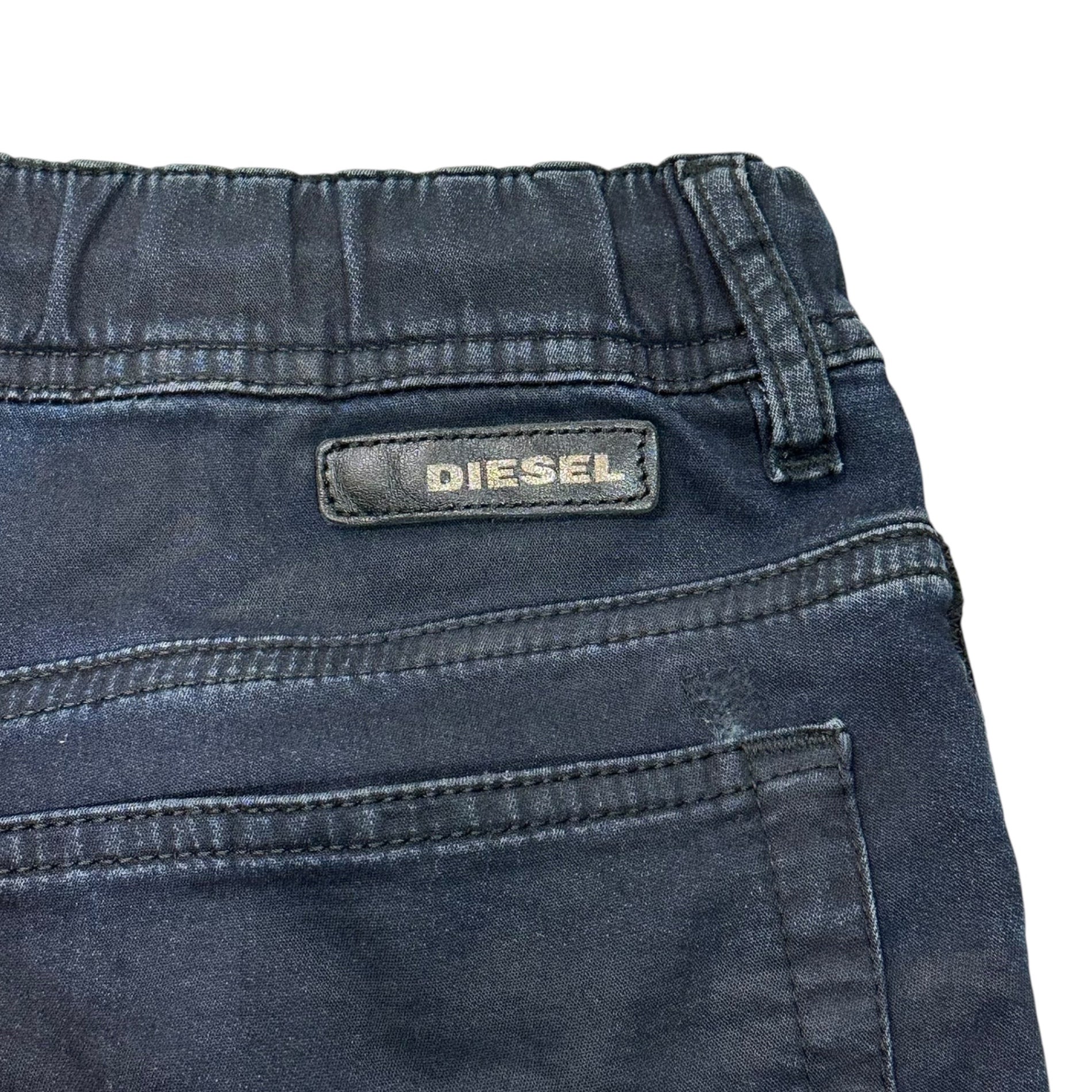 DIESEL(ディーゼル) NARROT-NE JOGG JEANS ダメージ加工 ジョグ ジーンズ デニム パンツ W30 ブラック ストレッチ ダメージ加工