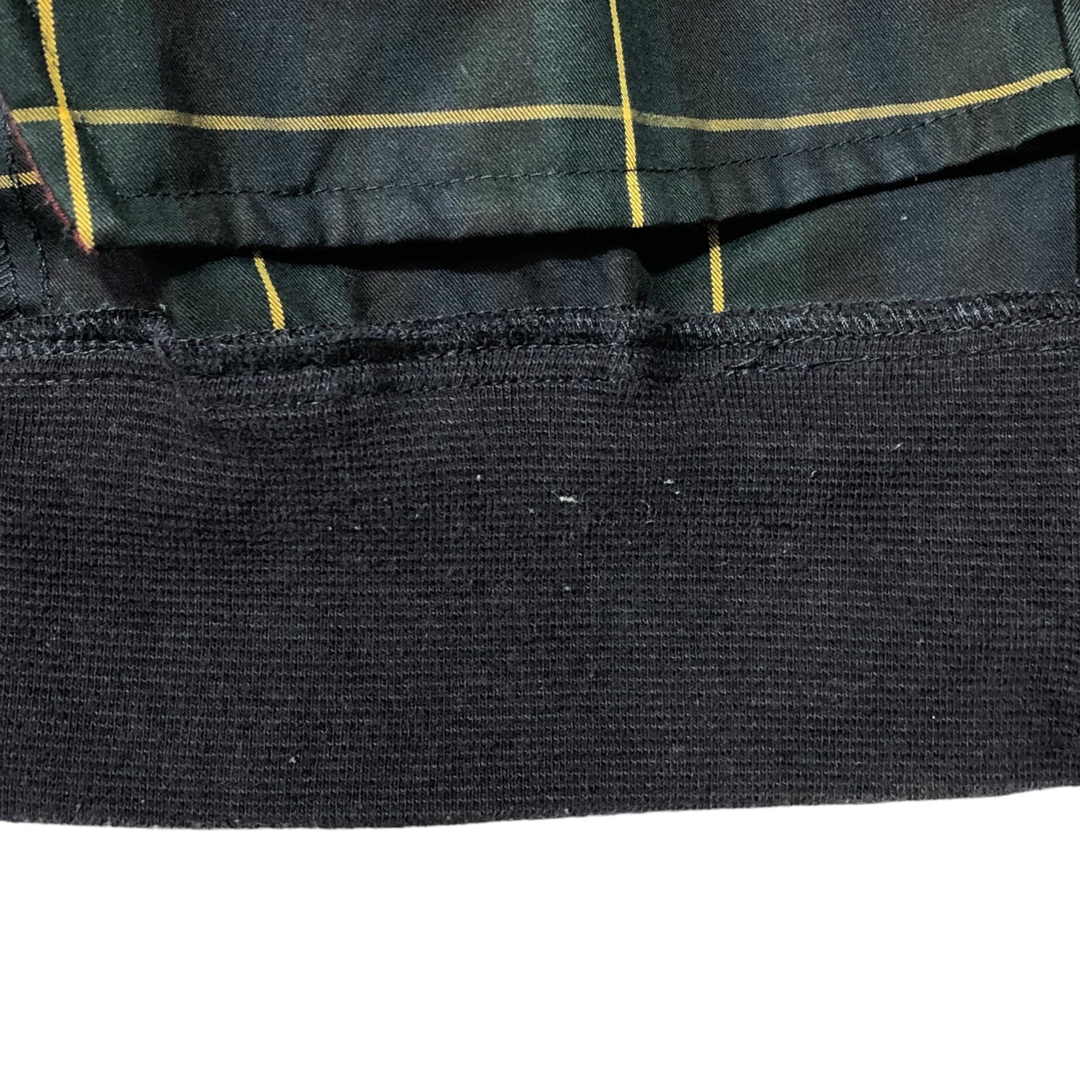 FRED PERRY(フレッドペリー) Harrington jacket ハリントン ジャケット F2472 S グリーン×ネイビー ウォーター リペレント スイングトップ ジャケット チェック