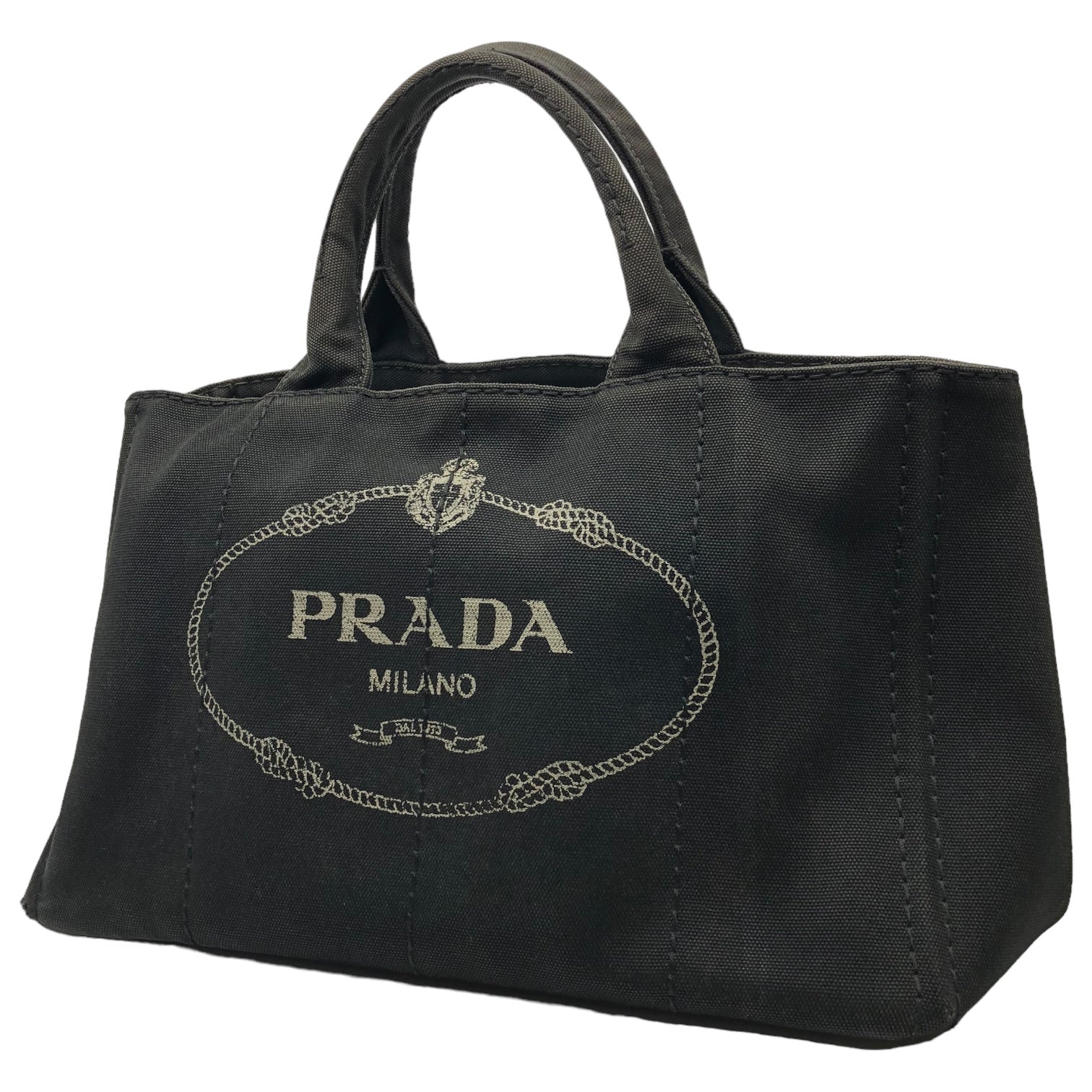 PRADA(プラダ) カナパ ハンド バッグ 204 キャンバス トート ハンド バッグ