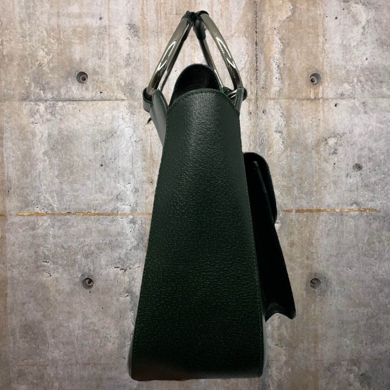 GUCCI(グッチ) 2wayレザーショルダーバッグ 000・2058・0307・5 グリーン OLD GUCCI