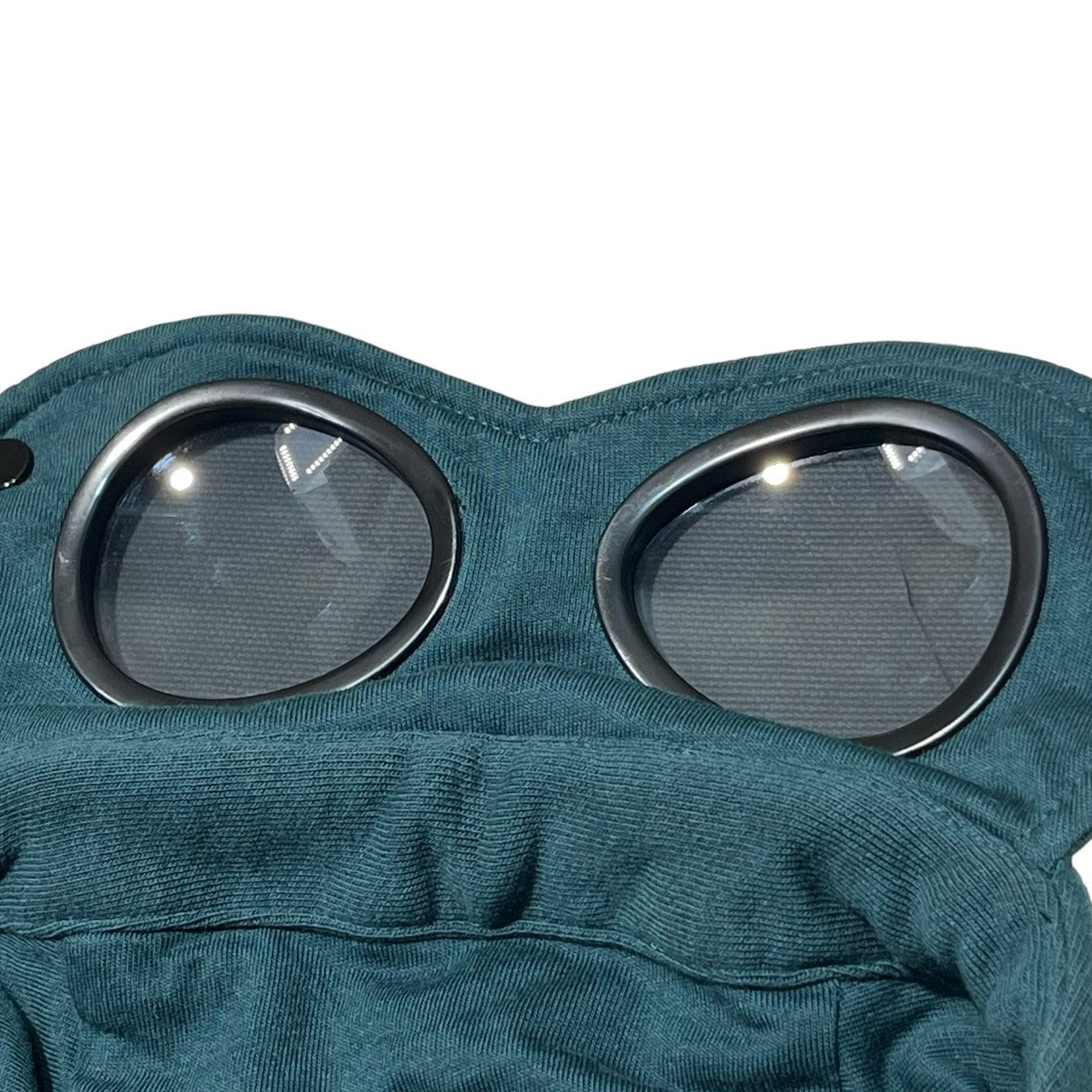 C.P.COMPANY(シーピーカンパニー) GOGGLE ZIP UP COTTON HOODIE ゴーグル ジップ アップ フーディー パーカー 04CMSS061A M グリーン