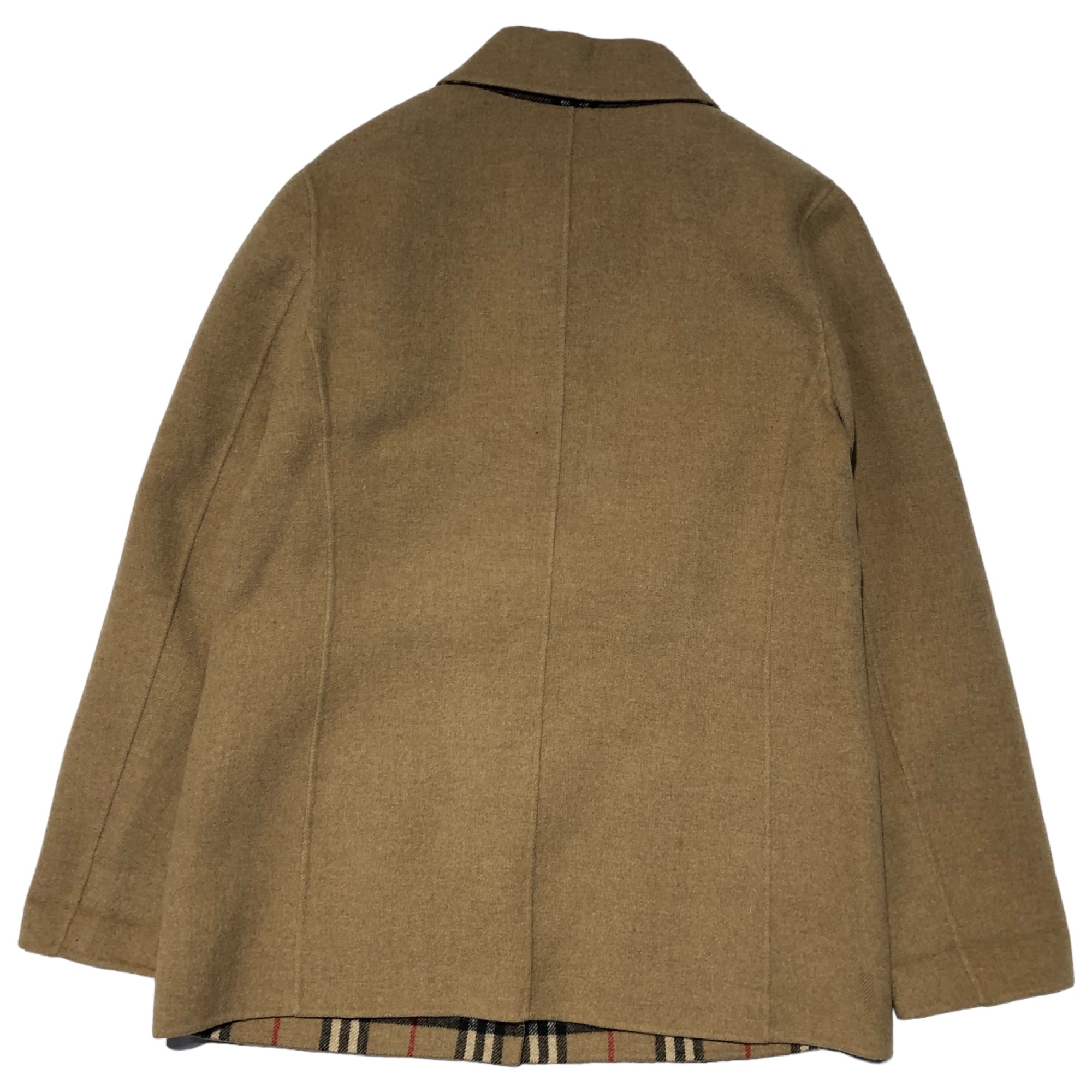 BURBERRY LONDON(バーバリーロンドン) cashmere wool jacket カシミヤ ウール ジャケット FN055-051-50 40(L程度) ベージュ ステンカラー コート ノバチェック