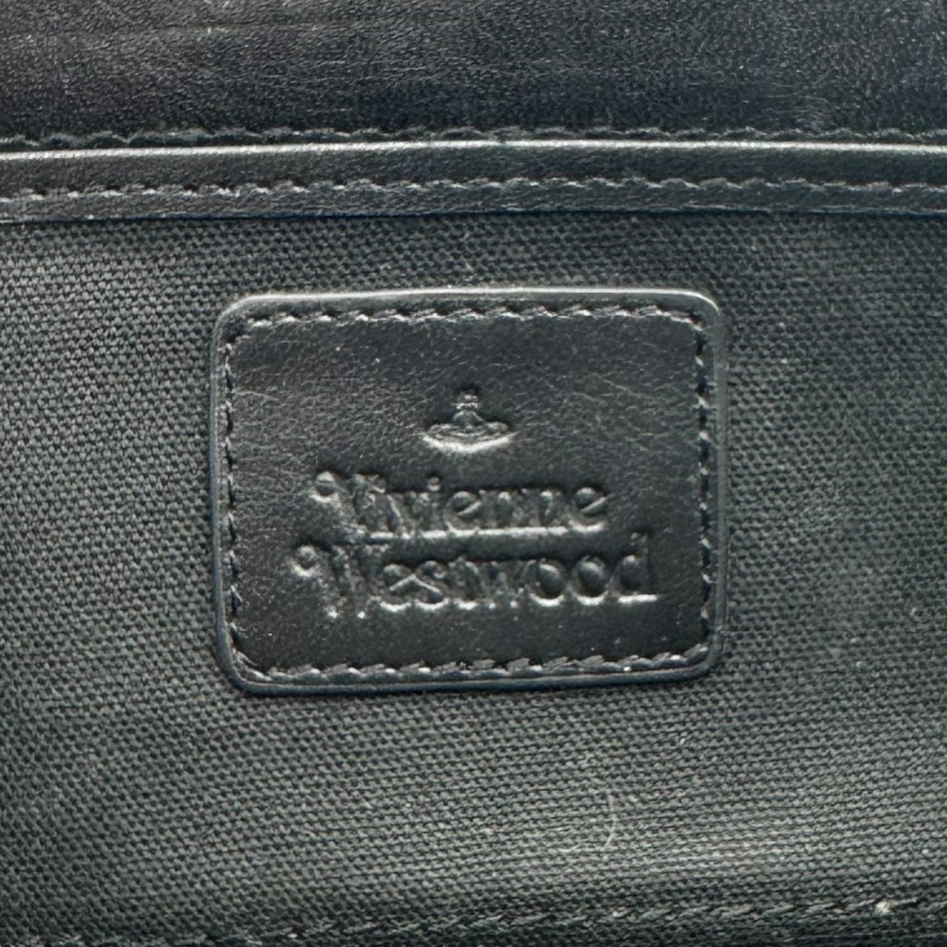 Vivienne Westwood(ヴィヴィアンウエストウッド) Fringe long orb logo wallet フリンジ オーブロゴ 長財布 ブラック