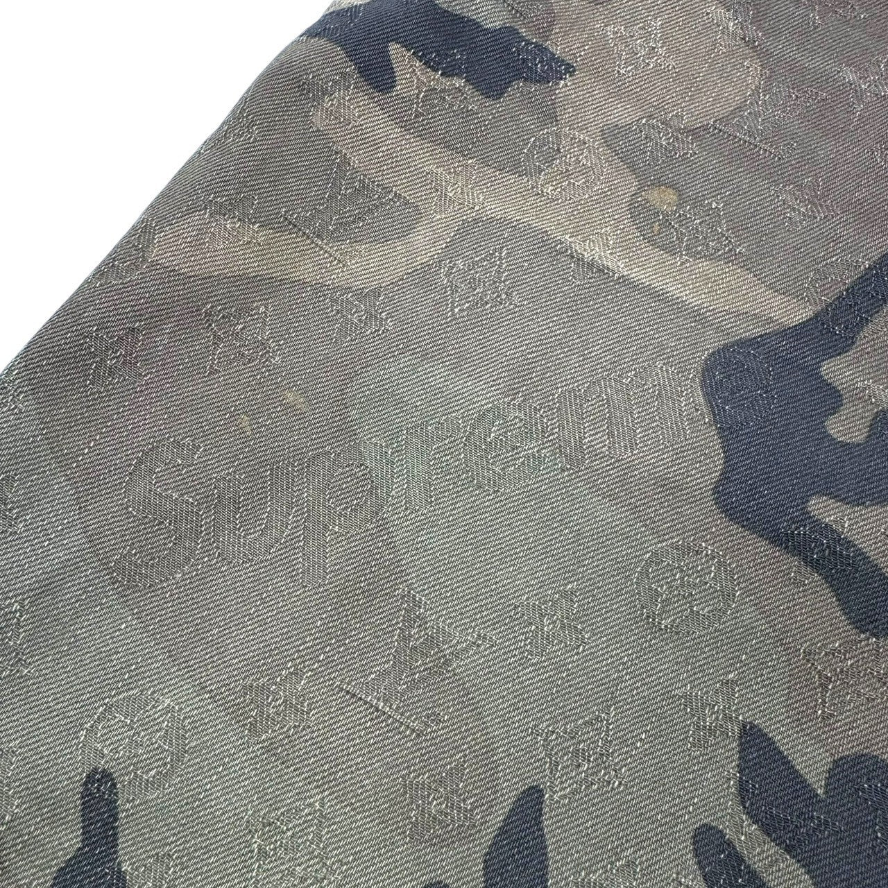 SUPREME × LOUIS VUITTON(シュプリーム×ルイヴィトン) 17AW Jacquard Denim 5-Pocket Jean Camo Pants ジャガード デニム 5ポケット カモ パンツ カーキ