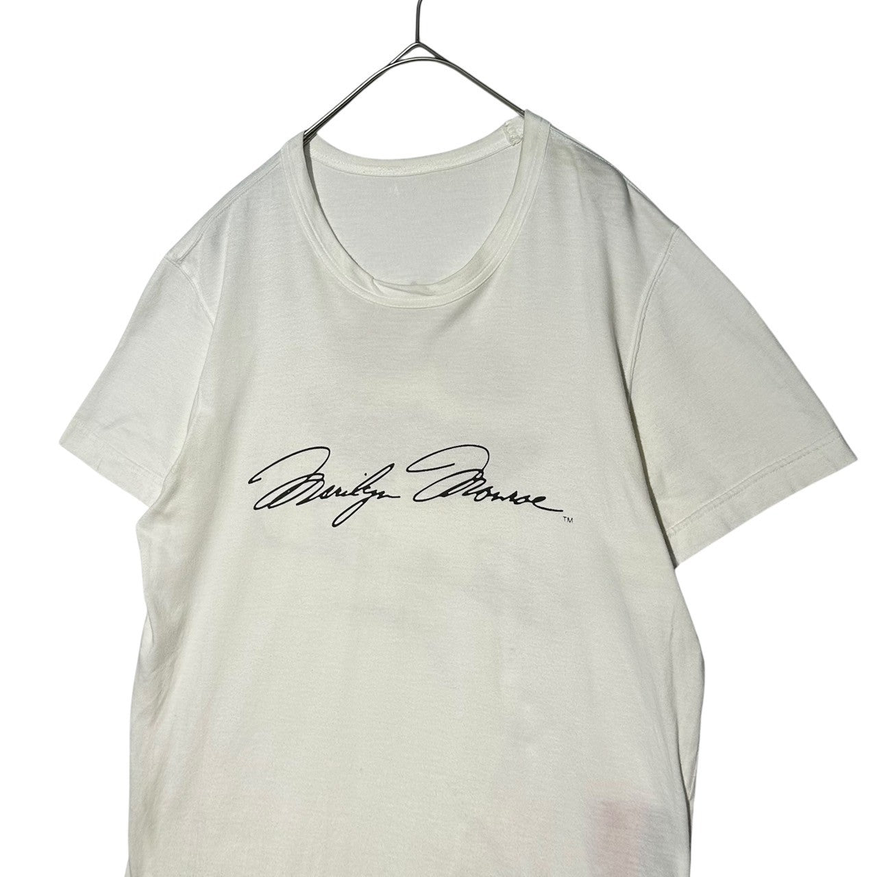 THEATER8 × mastermind × Marilyn Monroe(シアターエイト × マスターマインド × マリリンモンロー) Triple collaboration lip print T-shirt トリプルコラボ リップ プリント Tシャツ ホワイト