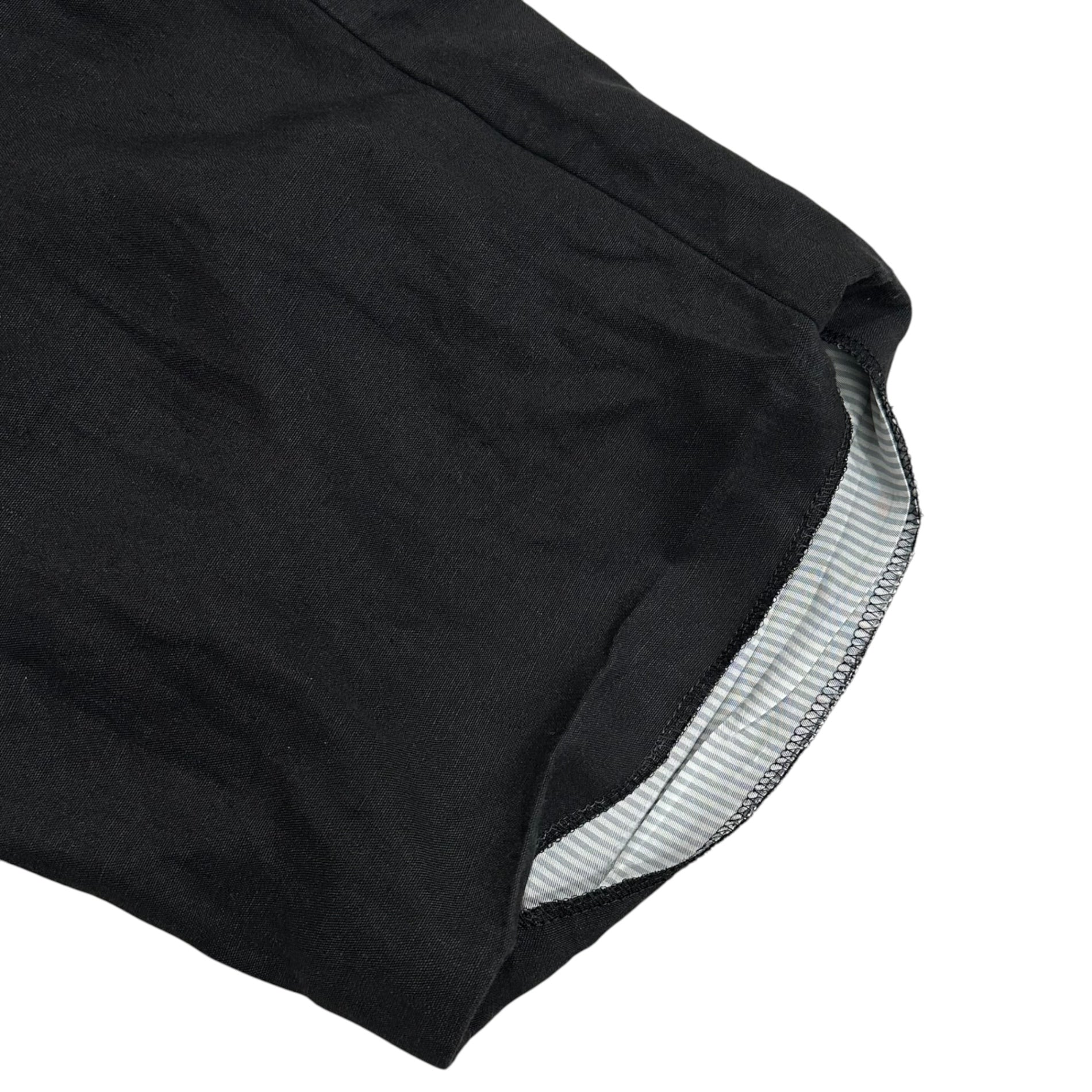 JUNYA WATANABE COMME des GARCONS(ジュンヤワタナベコムデギャルソン) 2021SS 2-tuck linen shorts 2タック リネン ショーツ WG-P034 M ブラック AD2020 ハーフ ショート パンツ