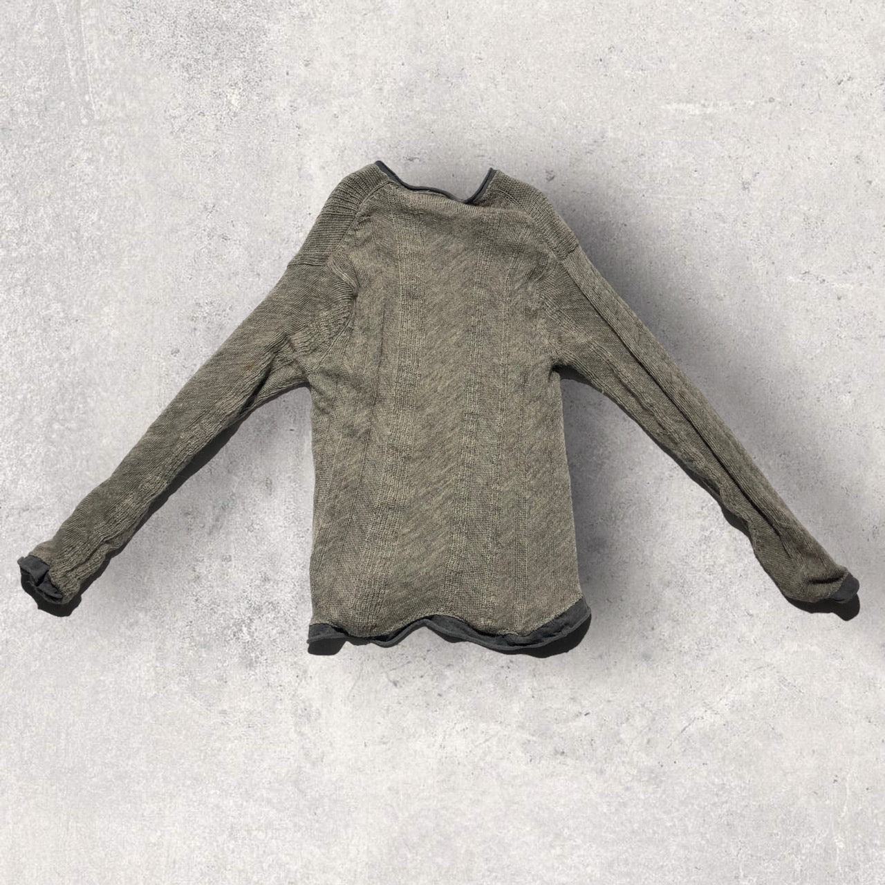 COMME des GARCONS HOMME HOMME(コムデギャルソンオムオム) 90’Sレイヤードウールニット IN-040020 表記なし(Sサイズ程度) グレー AD1998 田中オム