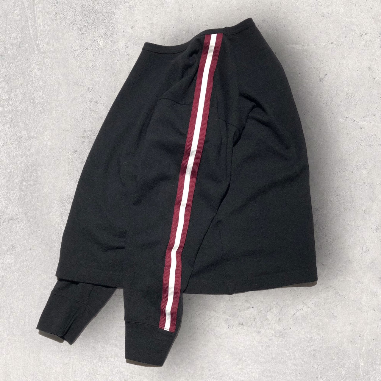 COMME des GARCONS HOMME(コムデギャルソンオム) スリーブラインニット S ブラック AD2005