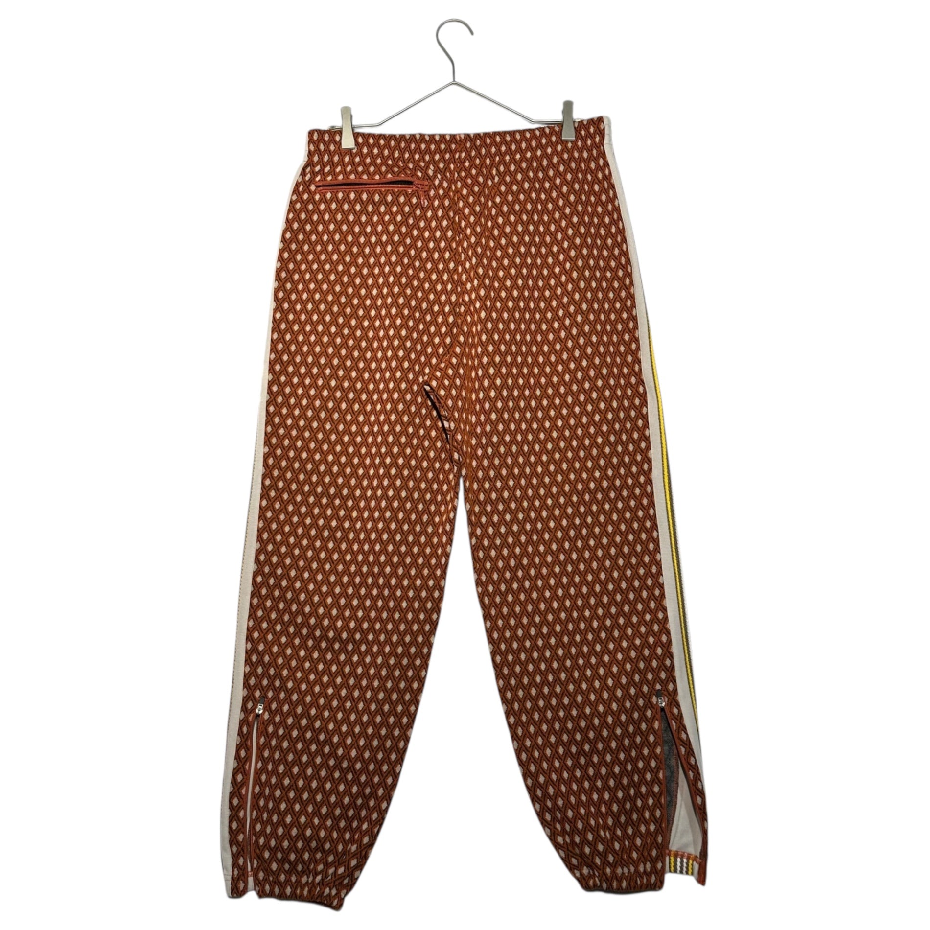 NEEDLES×SASQUATCH fabrix(ニードルズ×サスクワッチファブリックス) 23SS Zipped Track Pant トラック パンツ 23SS-PA9-071 M オレンジ 総柄 ジャージ コラボ